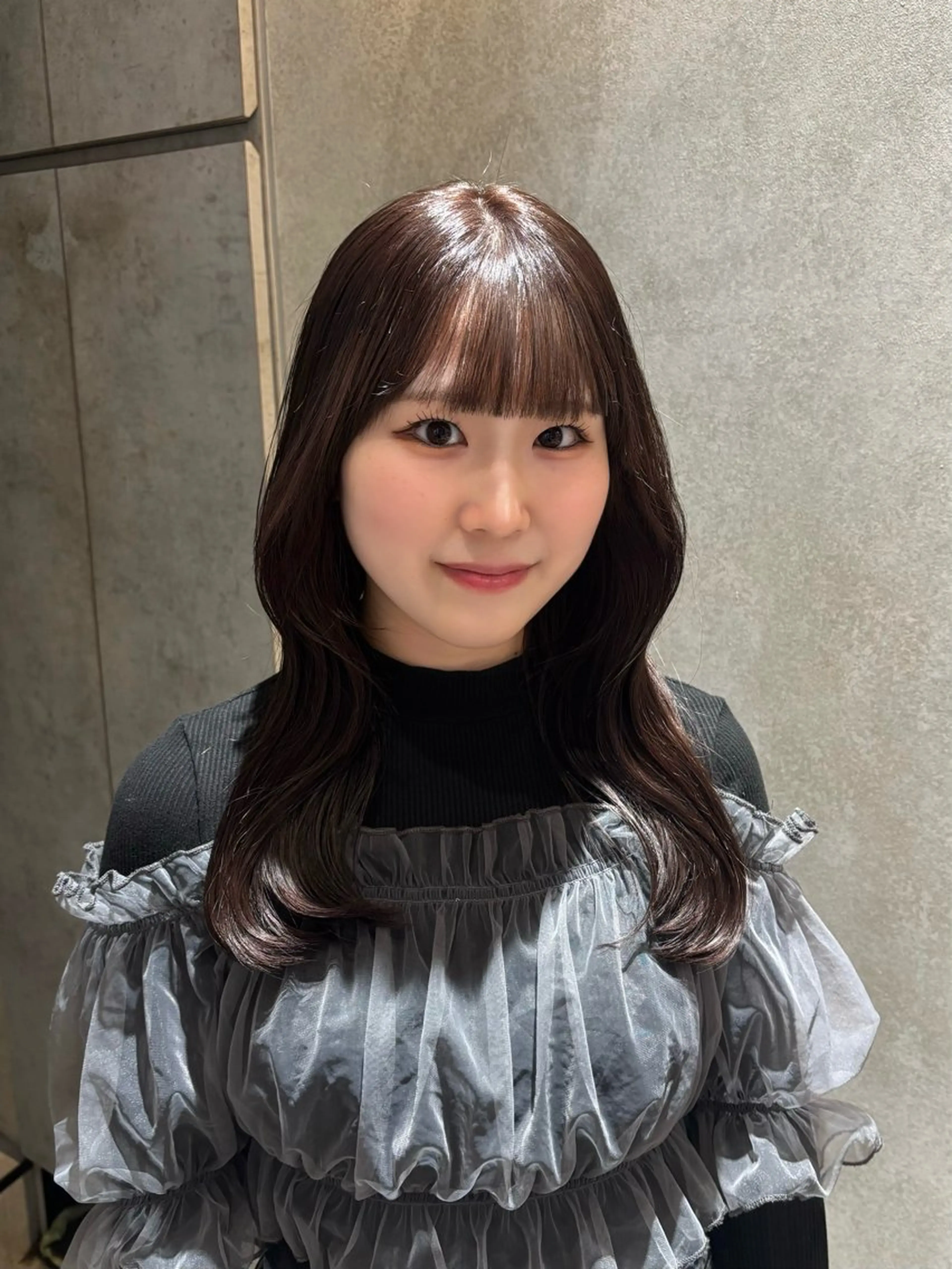 セミロング Natsuki/韓国 ボブ/レイヤーカットのヘアスタイル