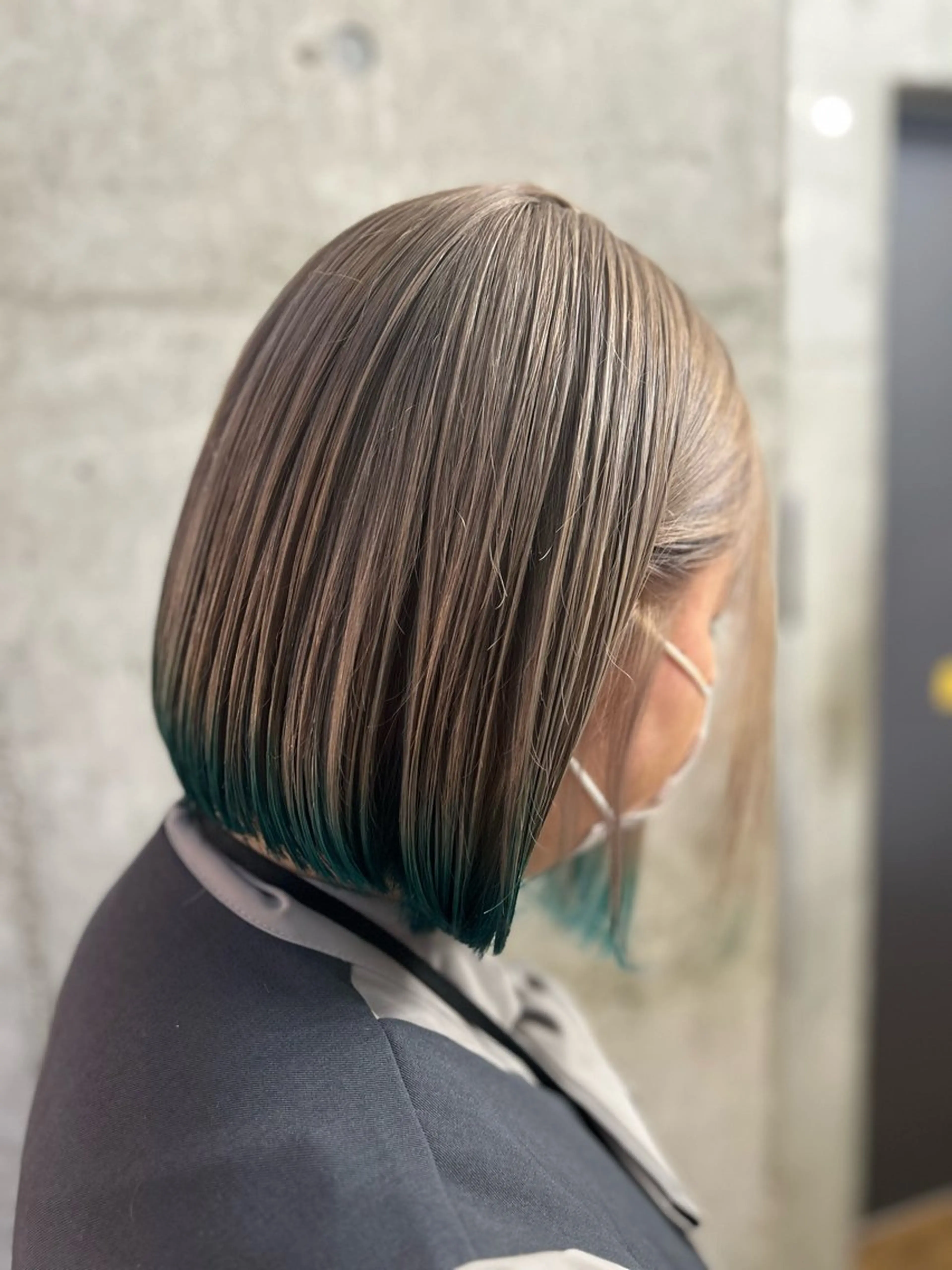 ミディアム カラー ヘアカラー トリートメント 🎨デザイン🥇 美髪・艶髪　日暮千敬のヘアスタイル