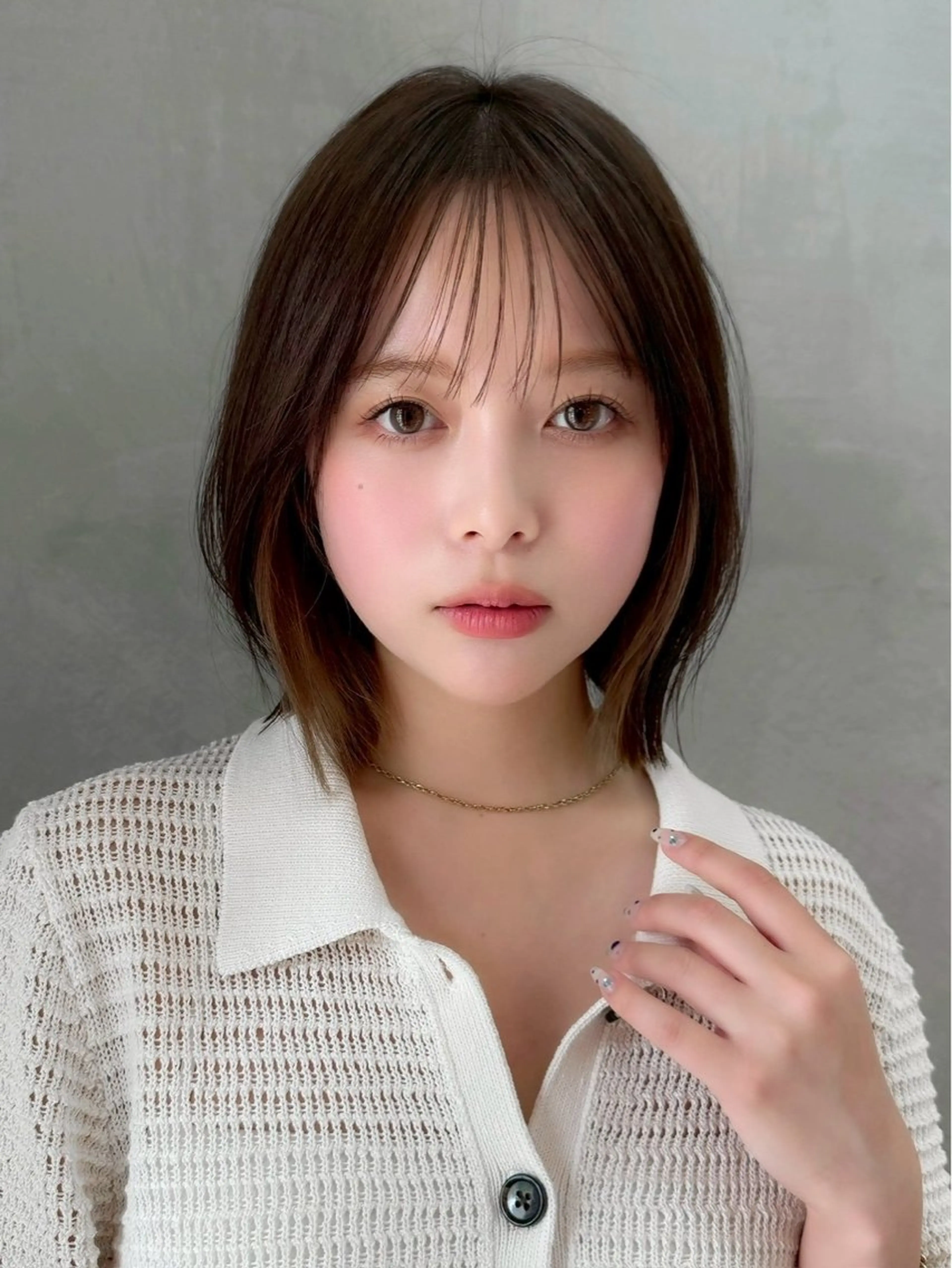 【❕前髪のみ❕ポイント縮毛矯正💎】+1stepトリートメント🫧の写真