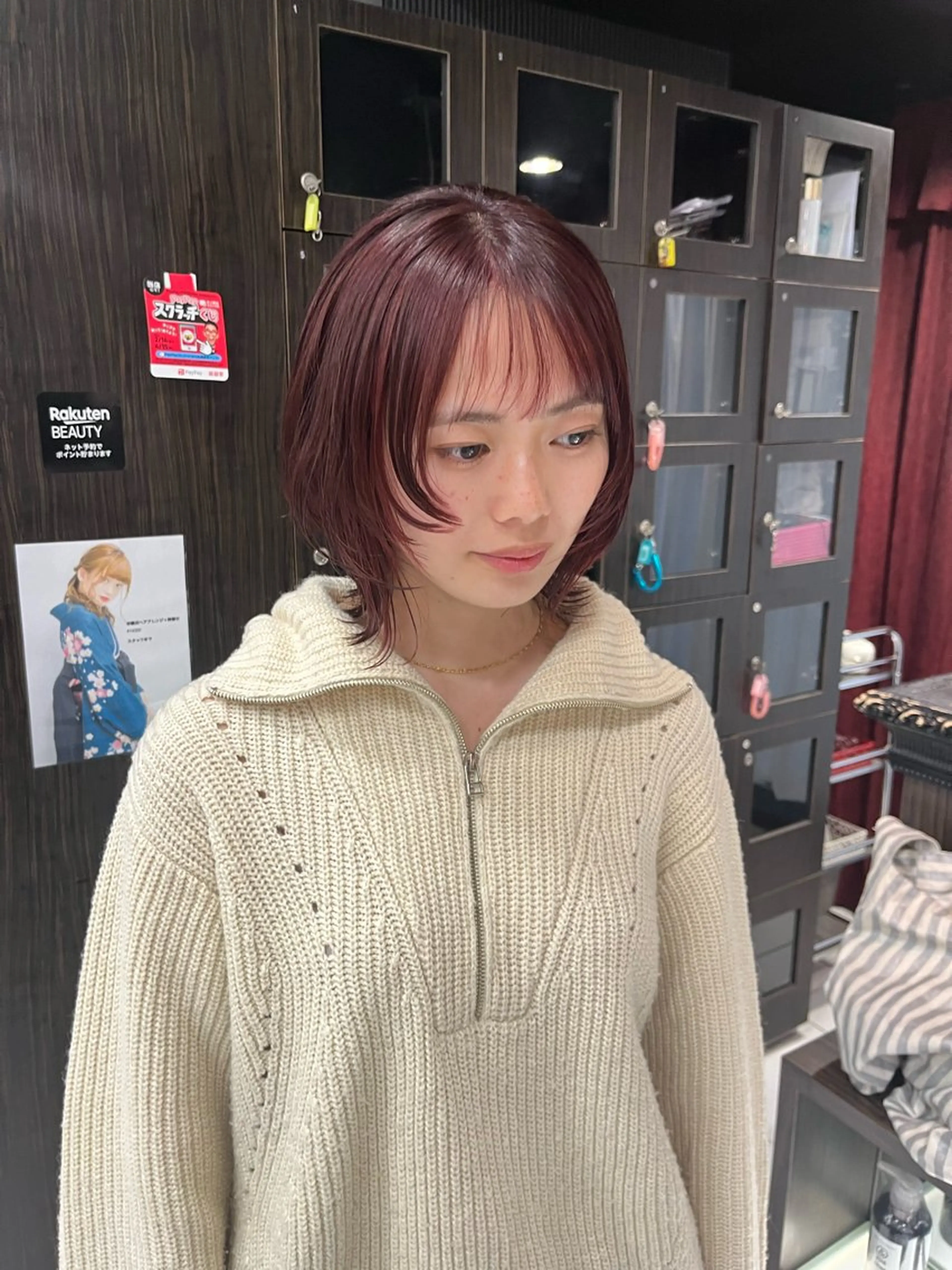 ミディアム カラー Eleanor立川北口所属・🦋YUI 髪質改善 ブリーチ 着付け🦋のヘアスタイル