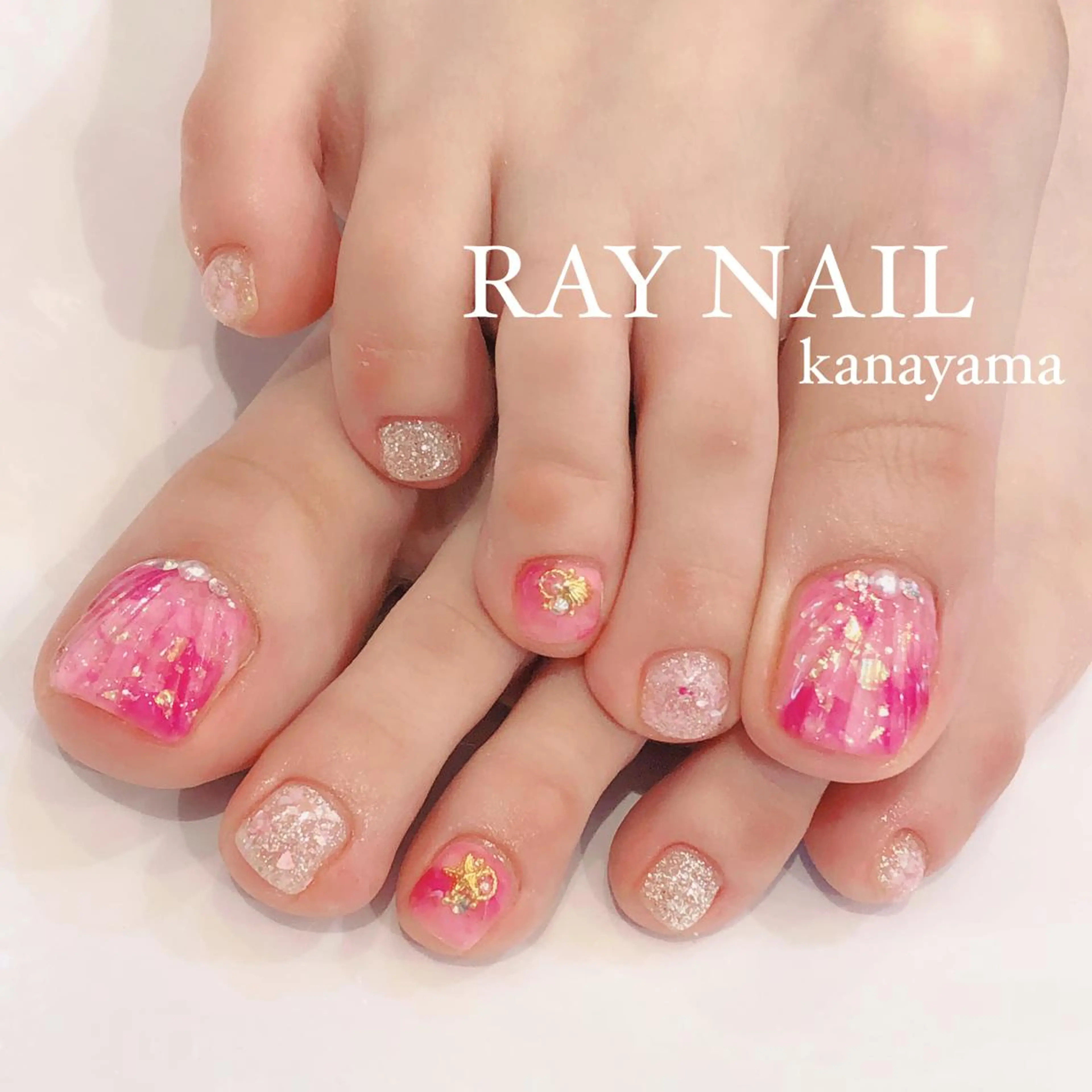 ネイル フットネイル ハンドネイル フットネイル Arowa 伊田のネイルデザイン