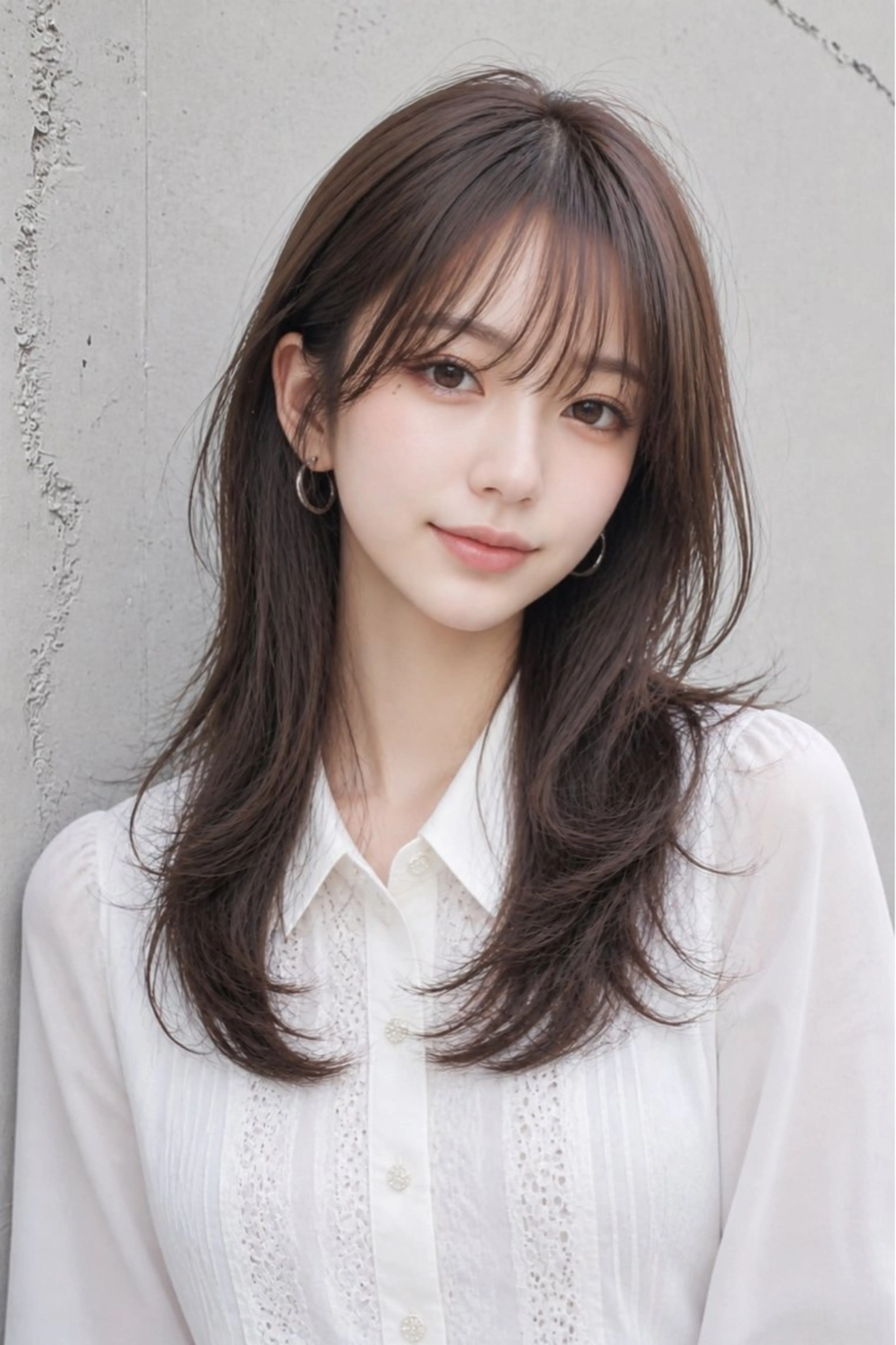ロング ロングレイヤー レイヤーカット ロング カット 盛れるレイヤー× ウルフMari🪽のヘアスタイル