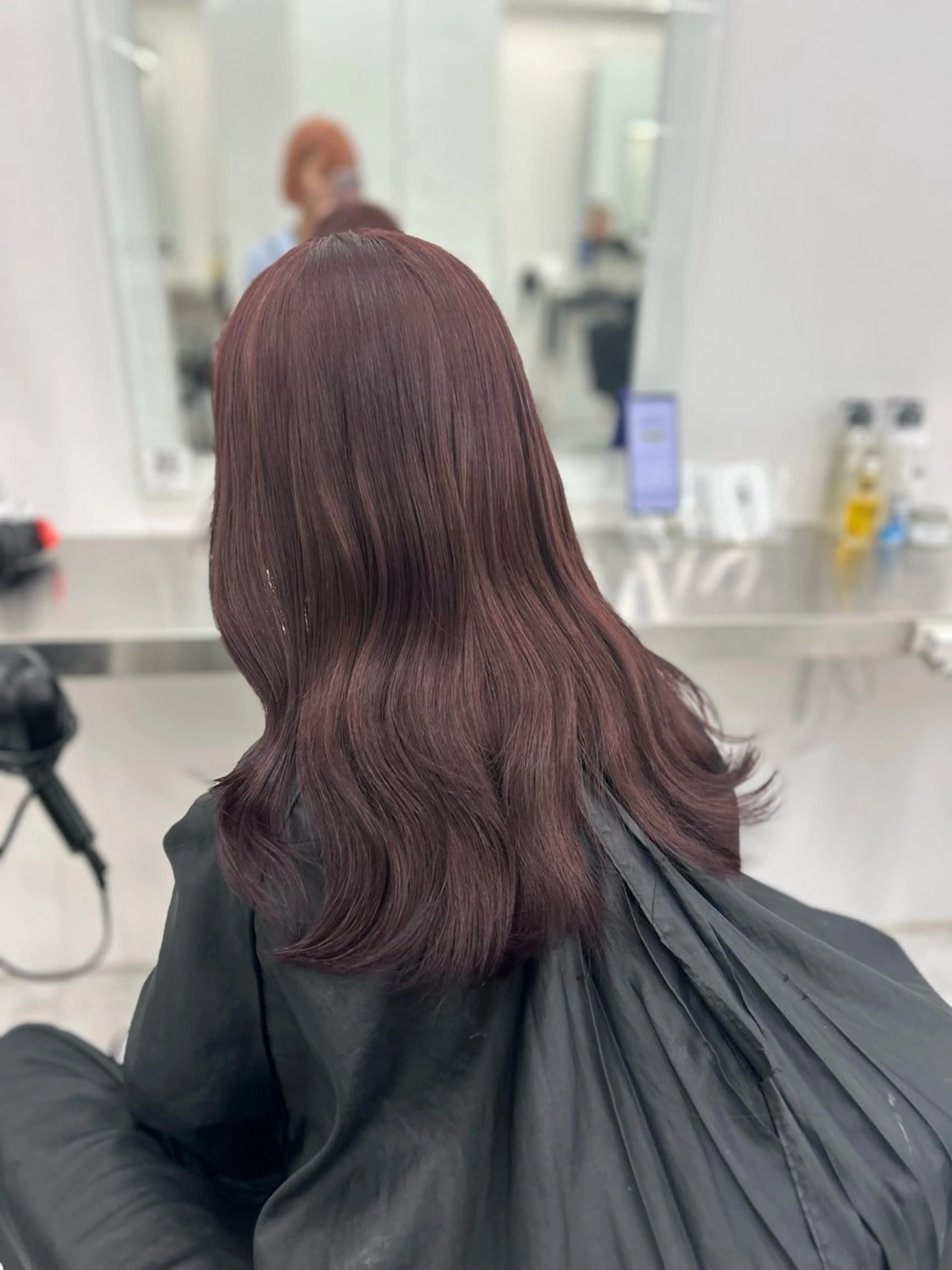 ロング ヘアカラー トリートメント 🥀艶髪/似合わせ 暖色/まな🥀のヘアスタイル
