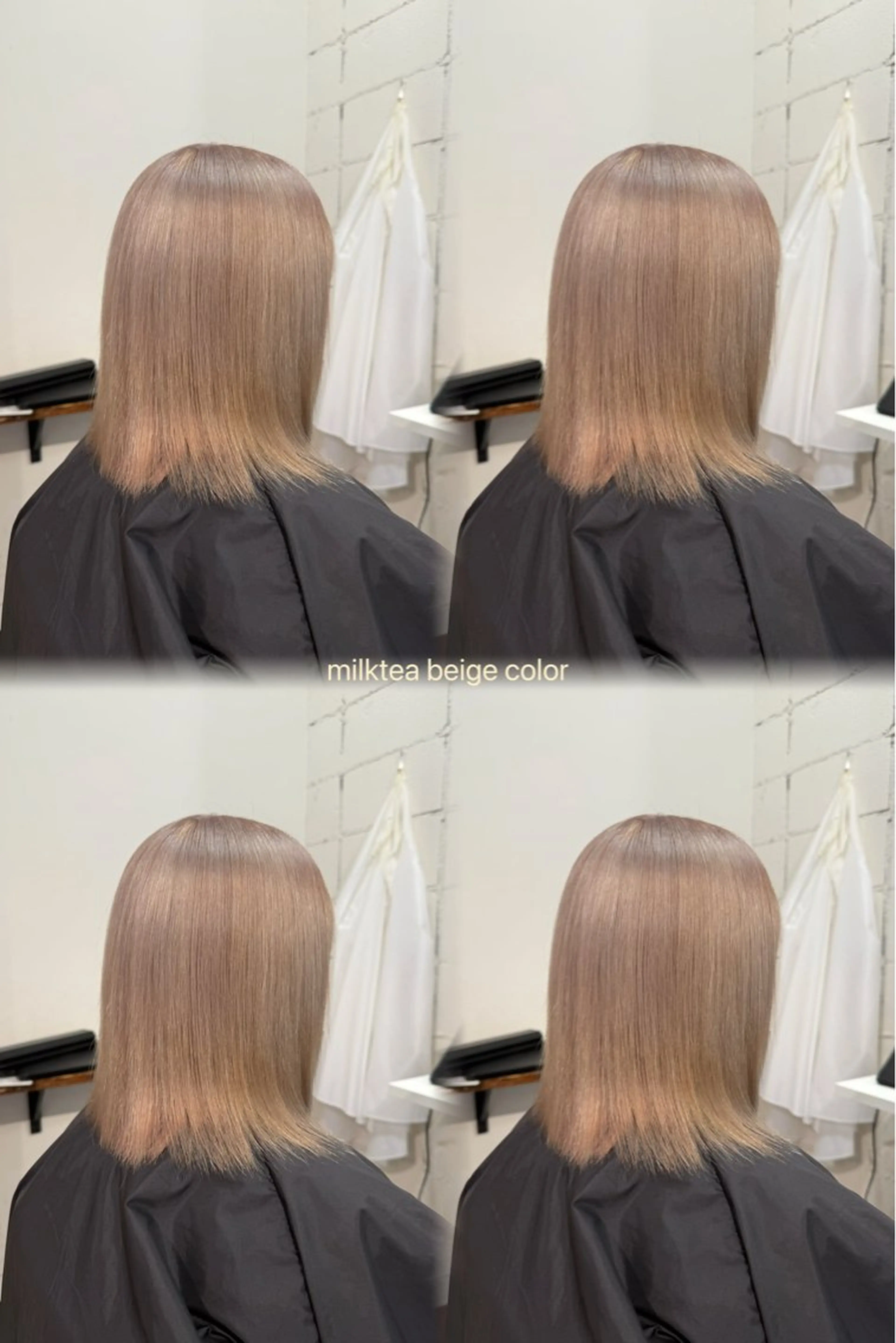 カラー ベージュカラー ブリーチ ミルクティーベージュ hair&make luxiel所属・縮毛矯正急募 /葛西/ Rikiのヘアスタイル