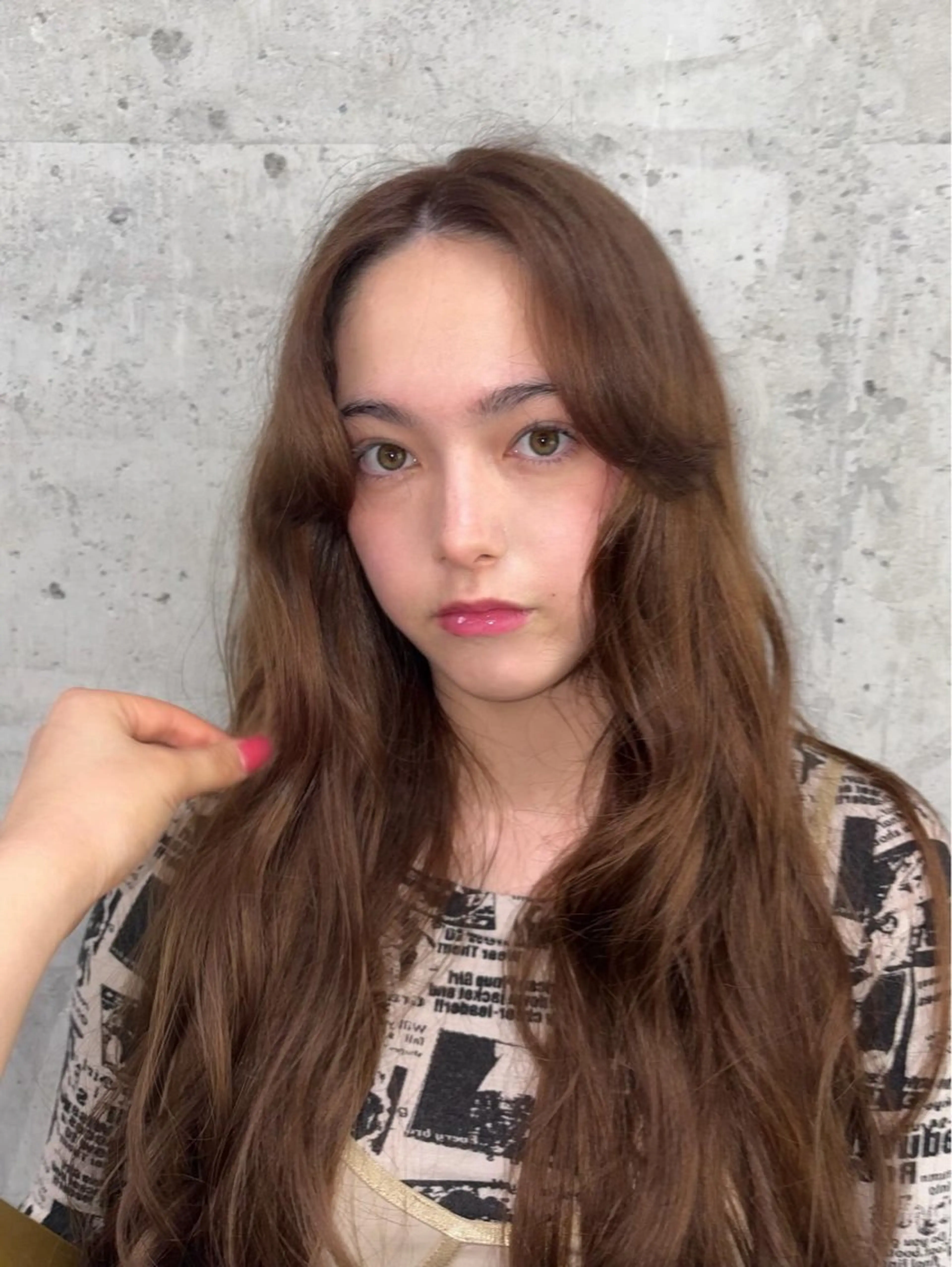 ロング カラー ヘアカラー ミナ /海外スタイルのヘアスタイル