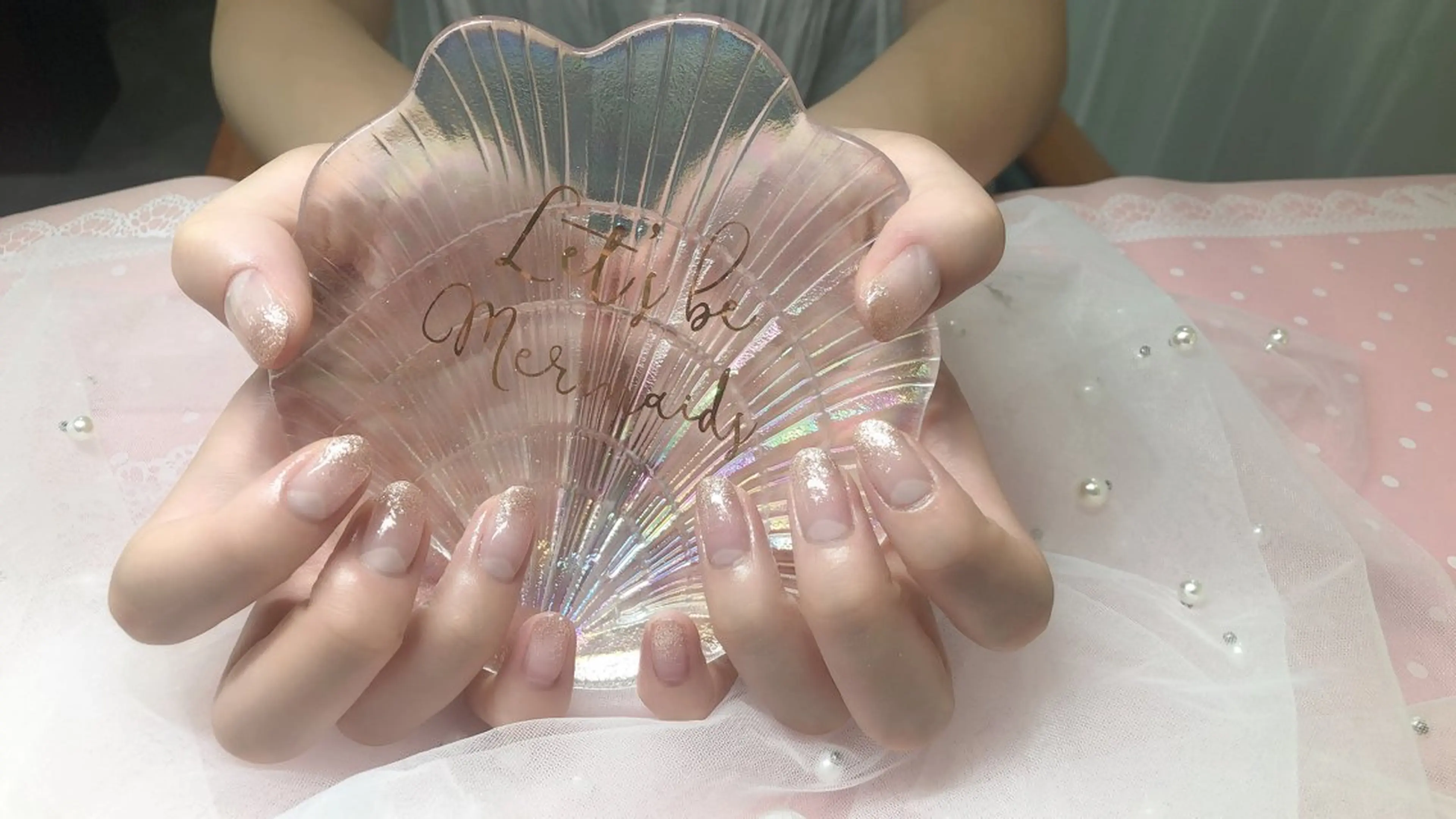 ネイル ラメ(グリッター) ラメグラデーション ハンドネイル MIKIネイル サイロン蕨店のネイルデザイン