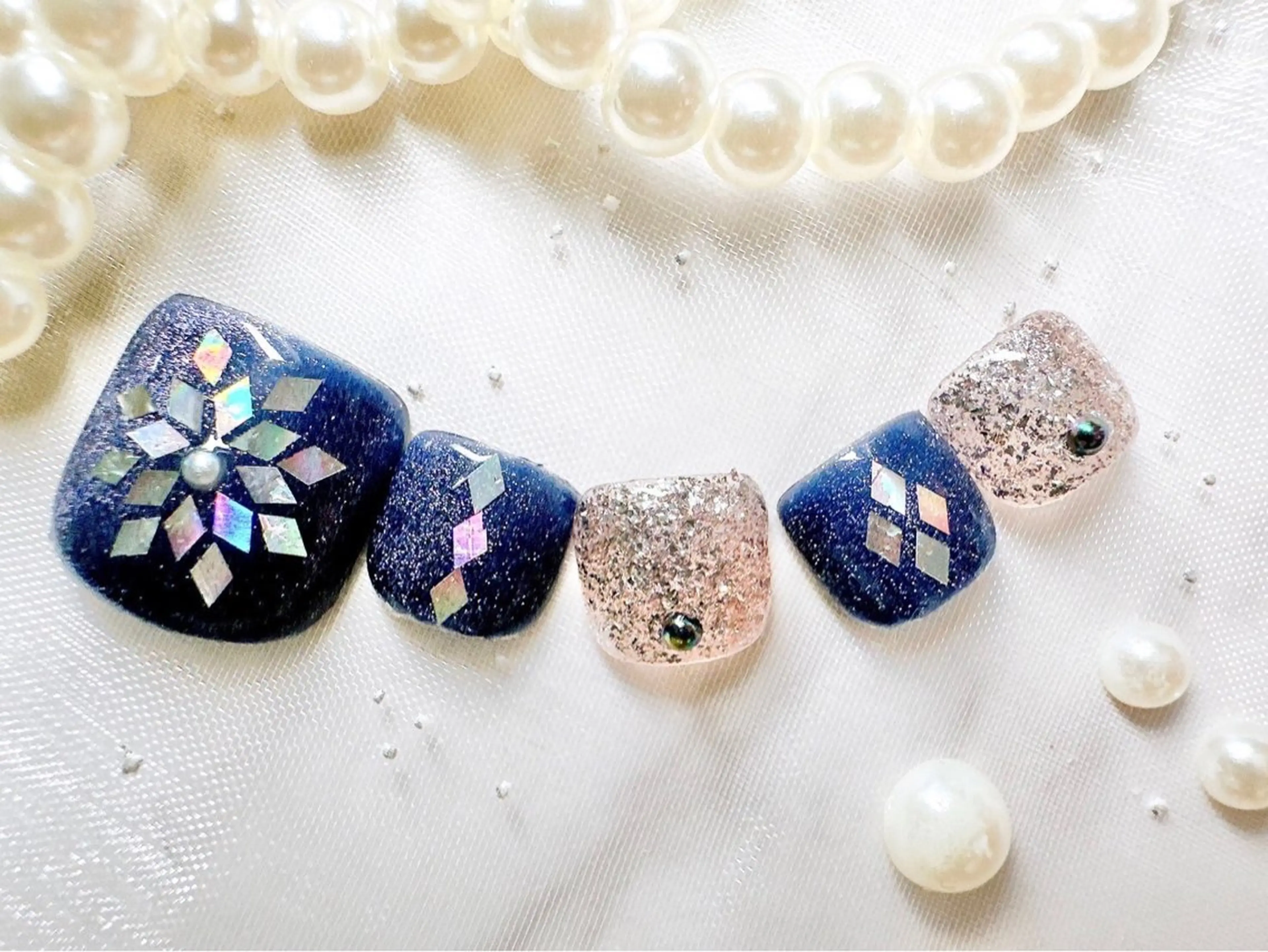 ネイル フットネイル プティリボン 武蔵小金井店のネイルデザイン