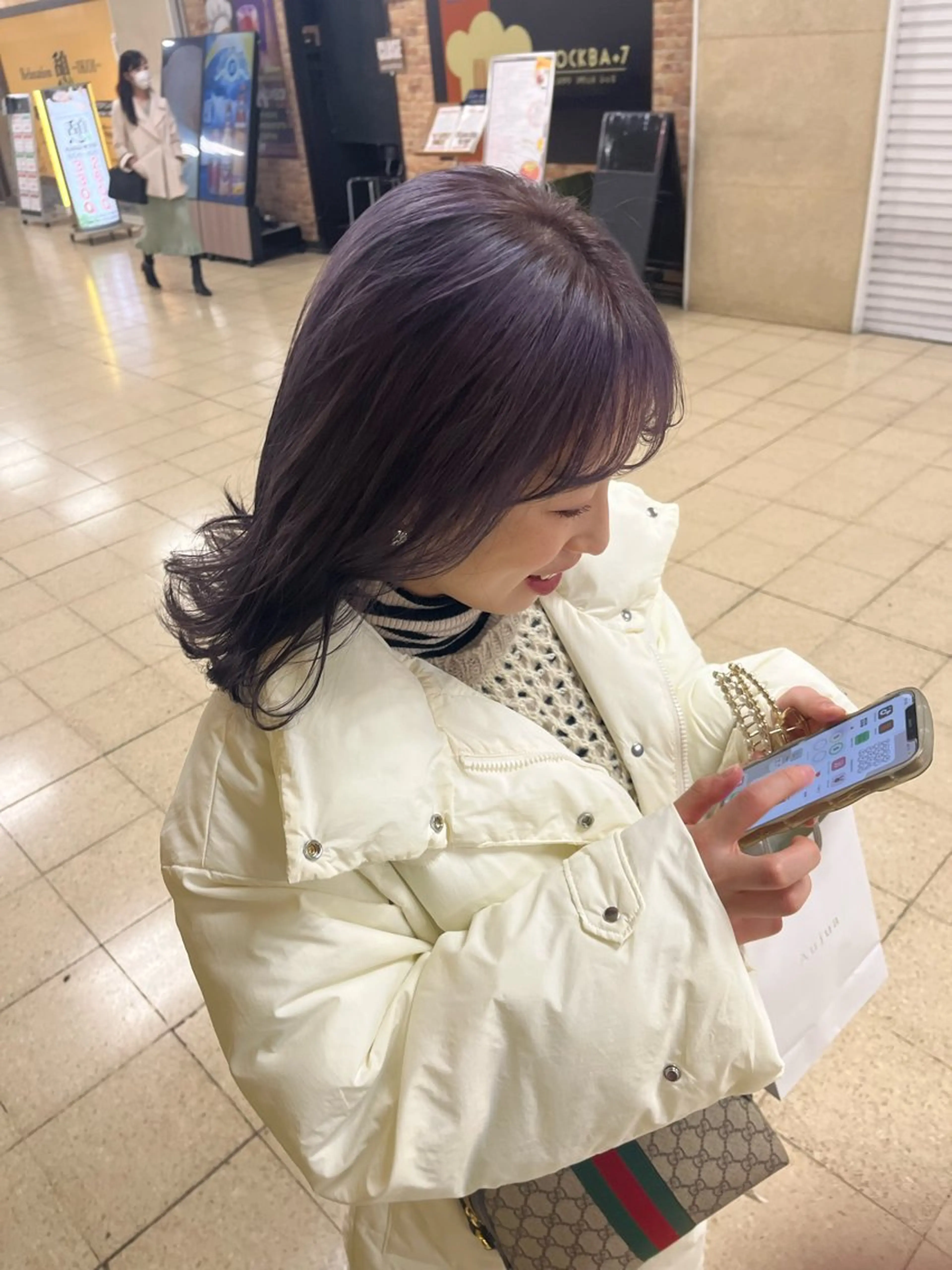 ミディアム 森澤 叶実のヘアスタイル