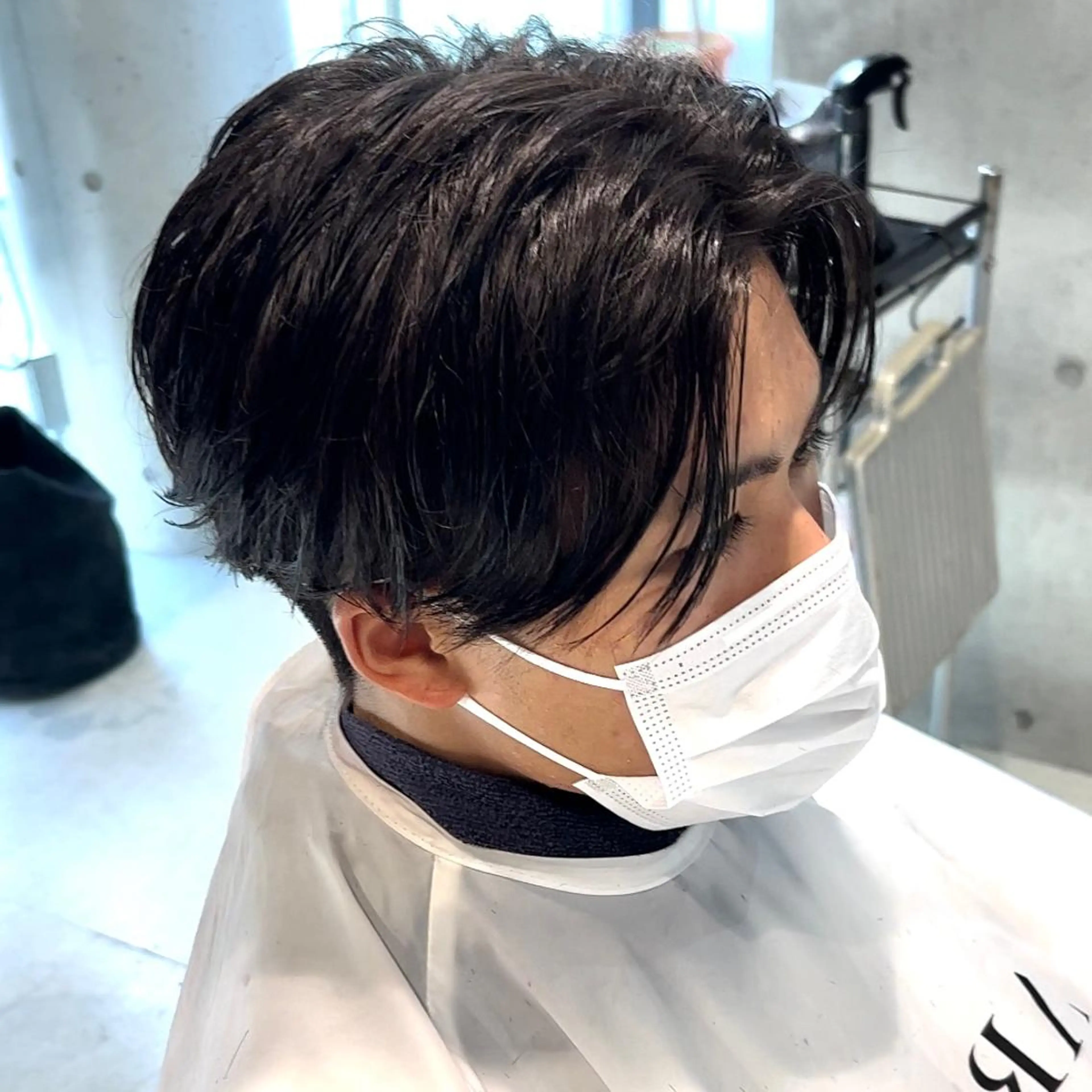 ショート カラー パーマ メンズ アイブロウ カット パーマ トリートメント ヘアセット 丁寧なカウンセリング 🌿Chiemi🌿のヘアスタイル