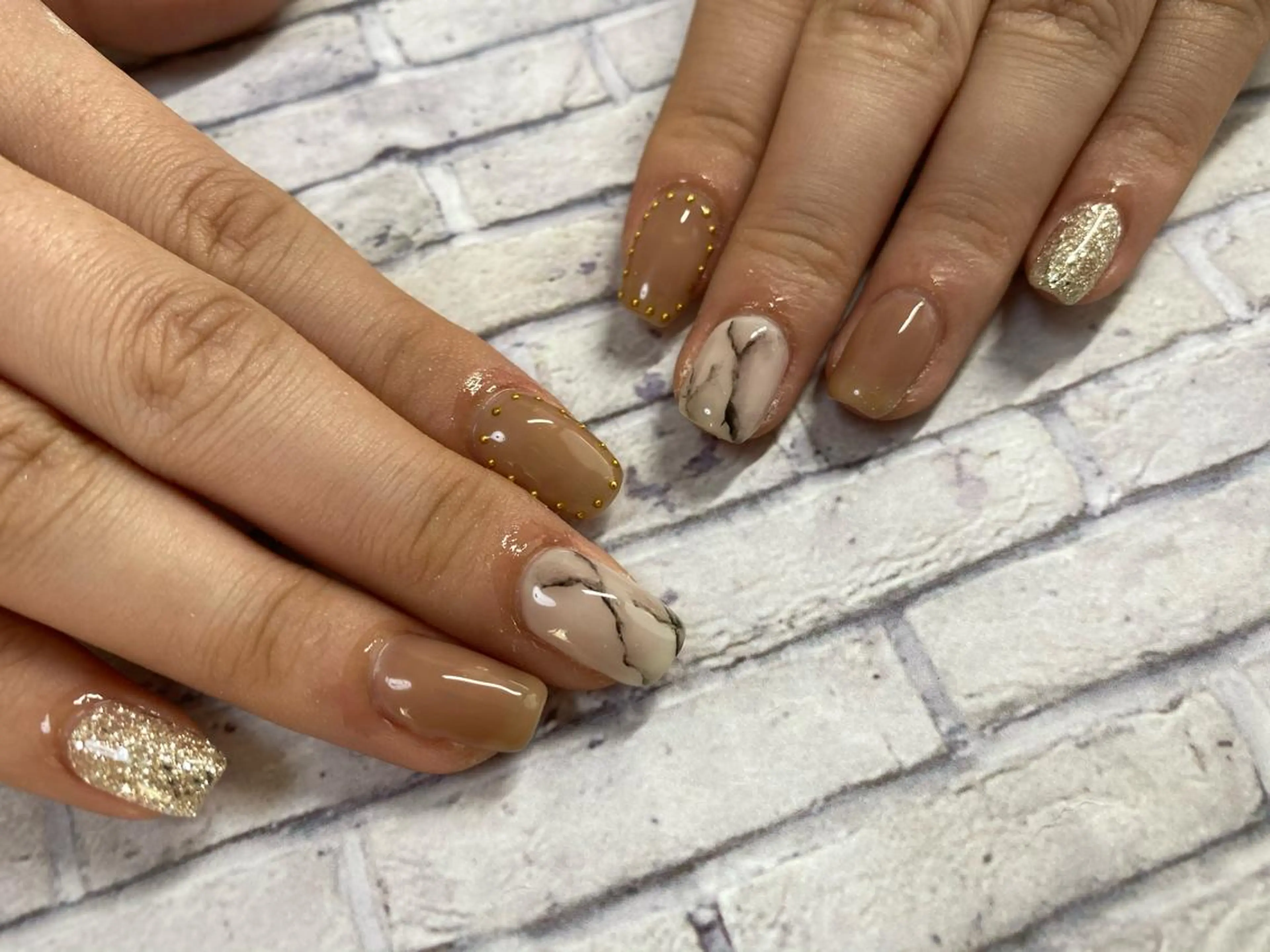 ネイル ハンドネイル Mana‪ ‪·͜· ❤︎‬のネイルデザイン