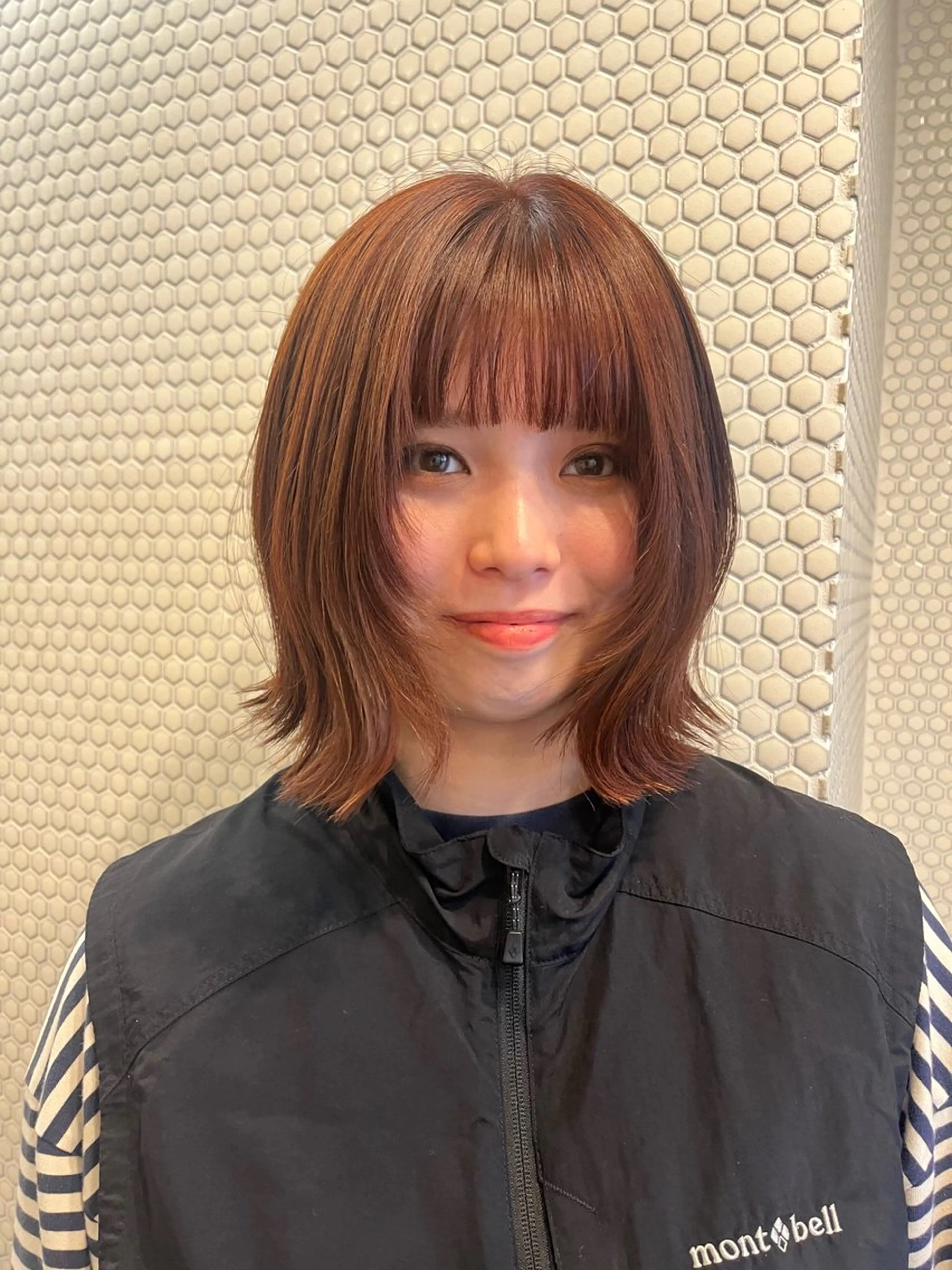 ショート ヘアカラー トリートメント レイヤー/暖色/ 髪質改善/永礼芳果のヘアスタイル