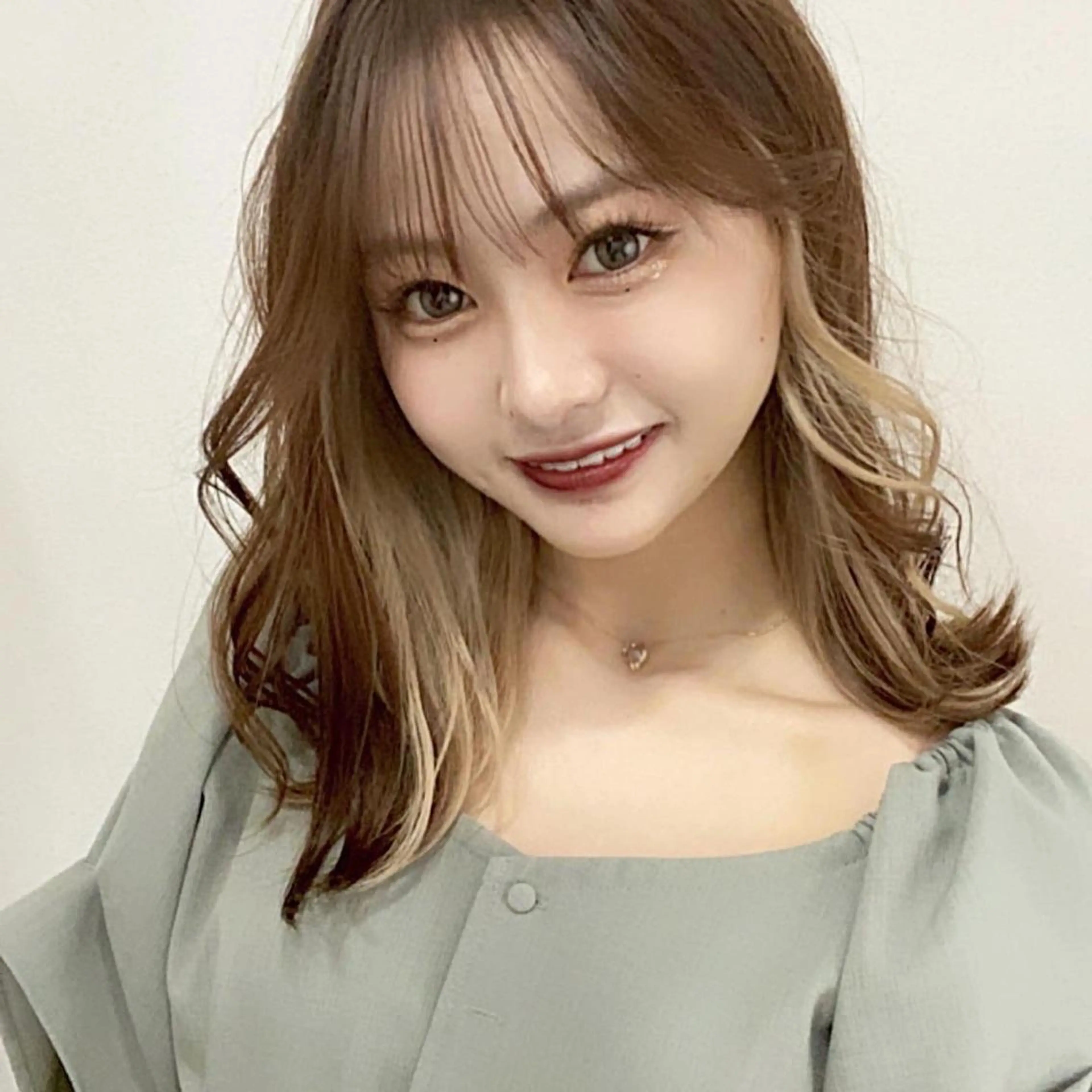 ミディアム カラー ベージュカラー 渋谷/ボブ×髪質改善 輝来のヘアスタイル