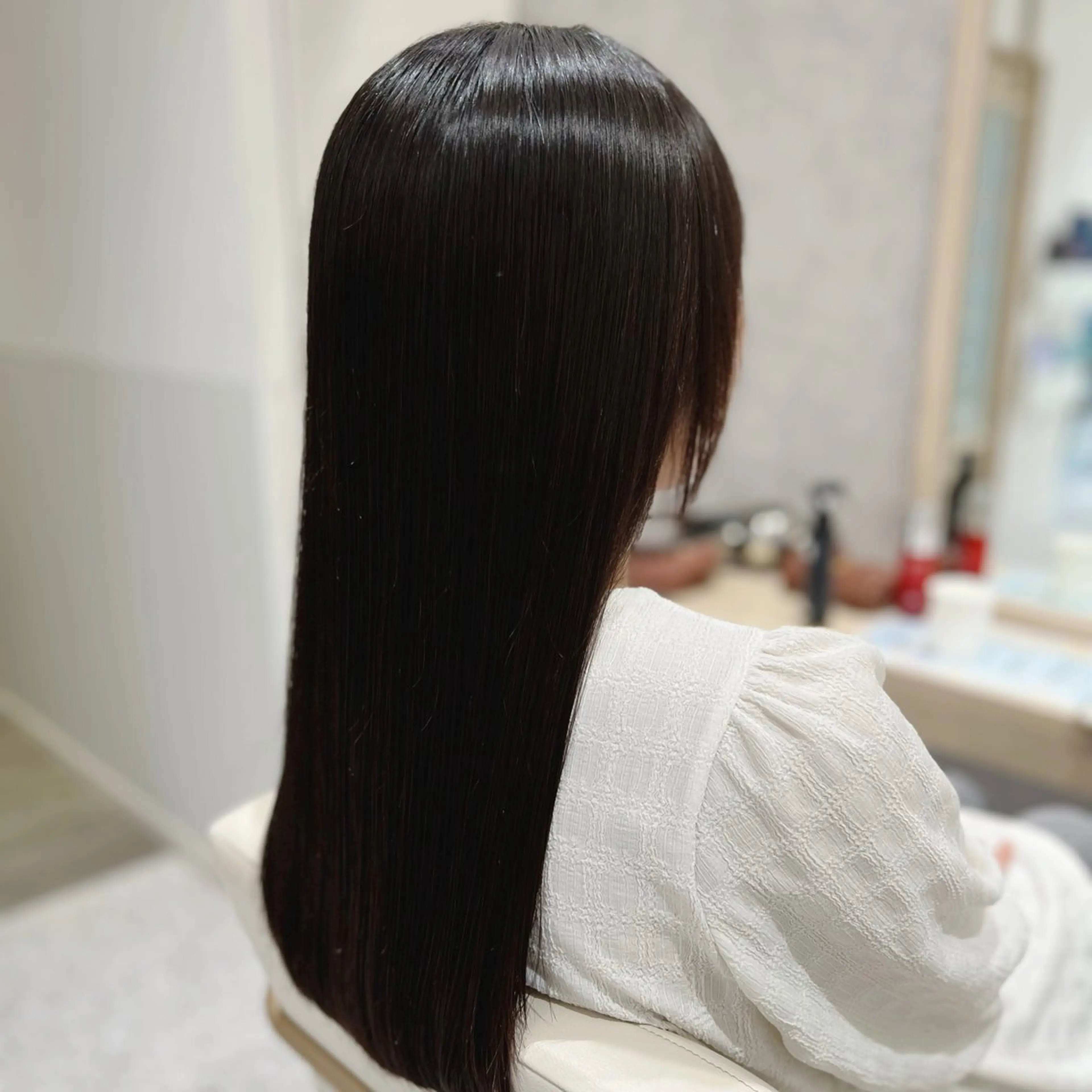 髪質改善縮毛矯正＋カットの写真