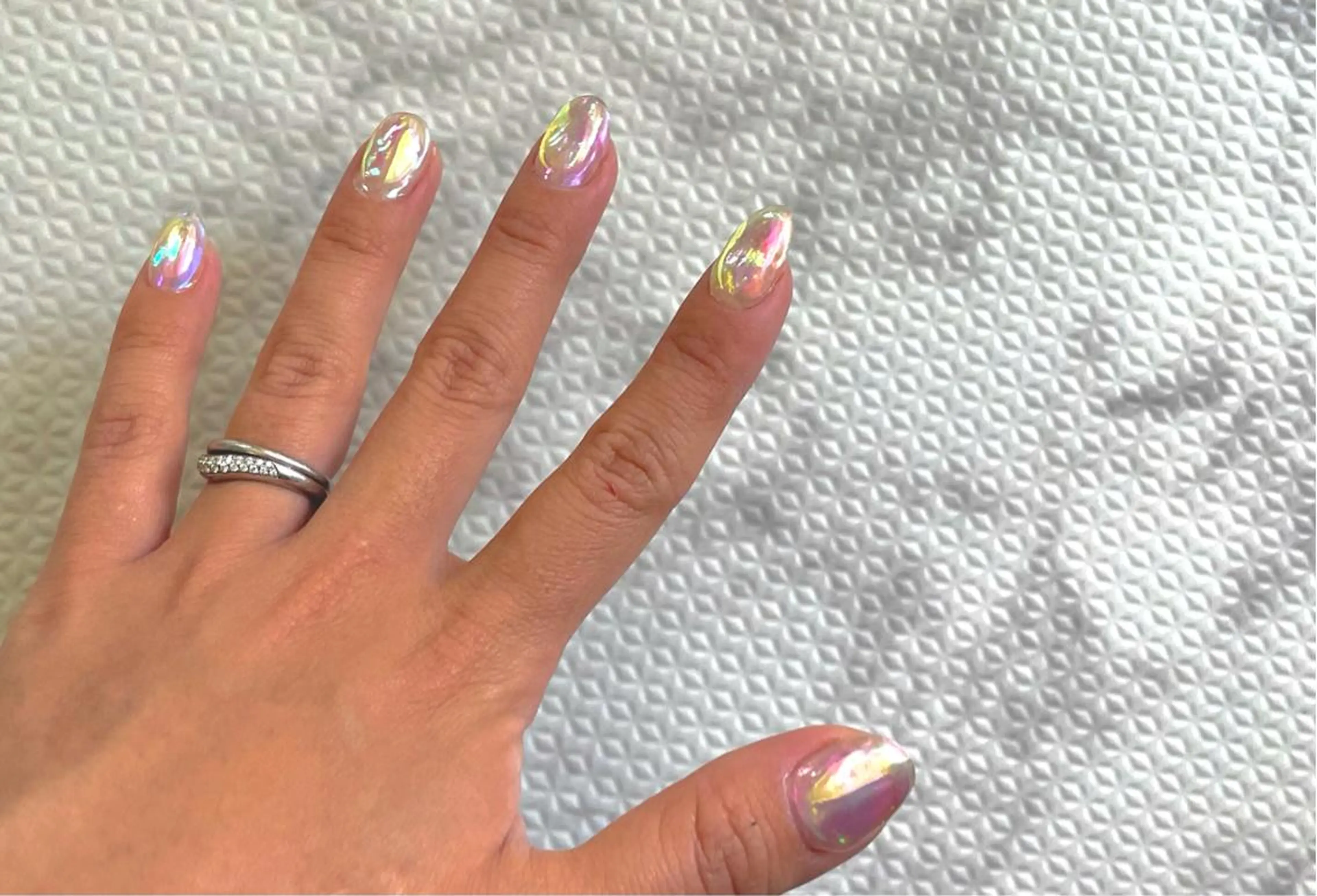 ネイル 氷ネイル・うるうるネイル BINERVA nail salonのネイルデザイン