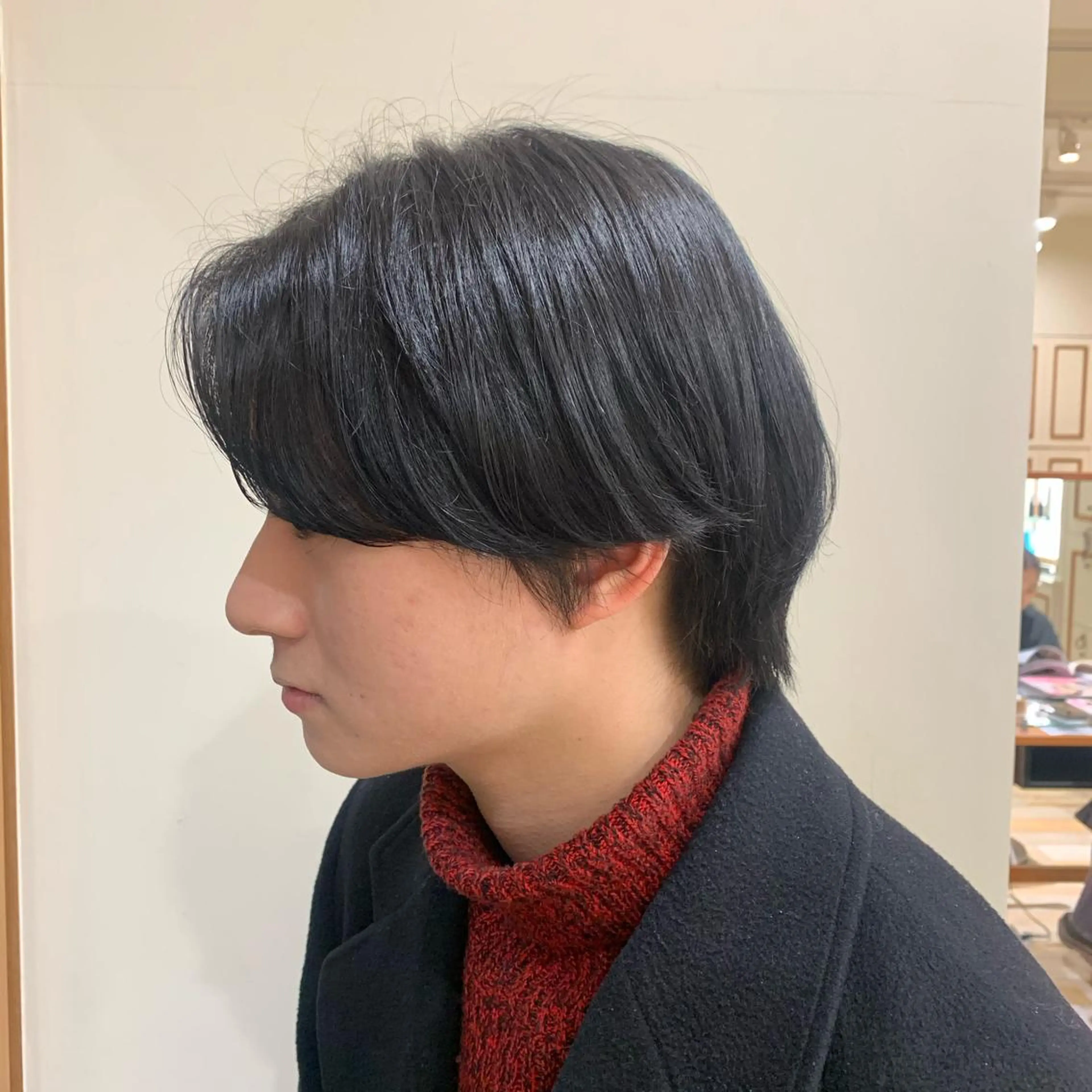 ショート カラー メンズ 顔周り/レイヤー 🤍マリノのヘアスタイル