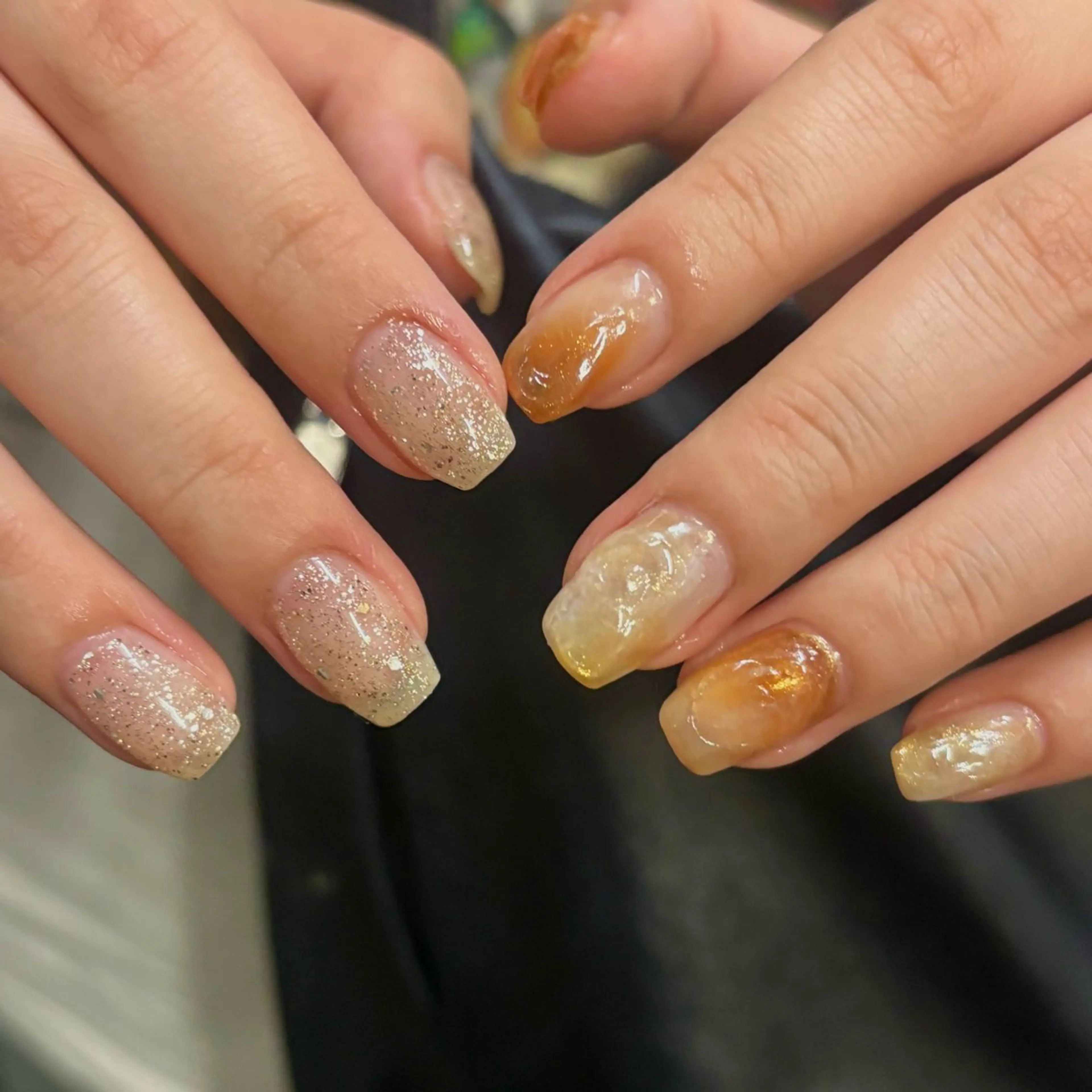 ネイル アートネイル ハンドネイル カメレオン京橋🌻 草葉由佳のネイルデザイン