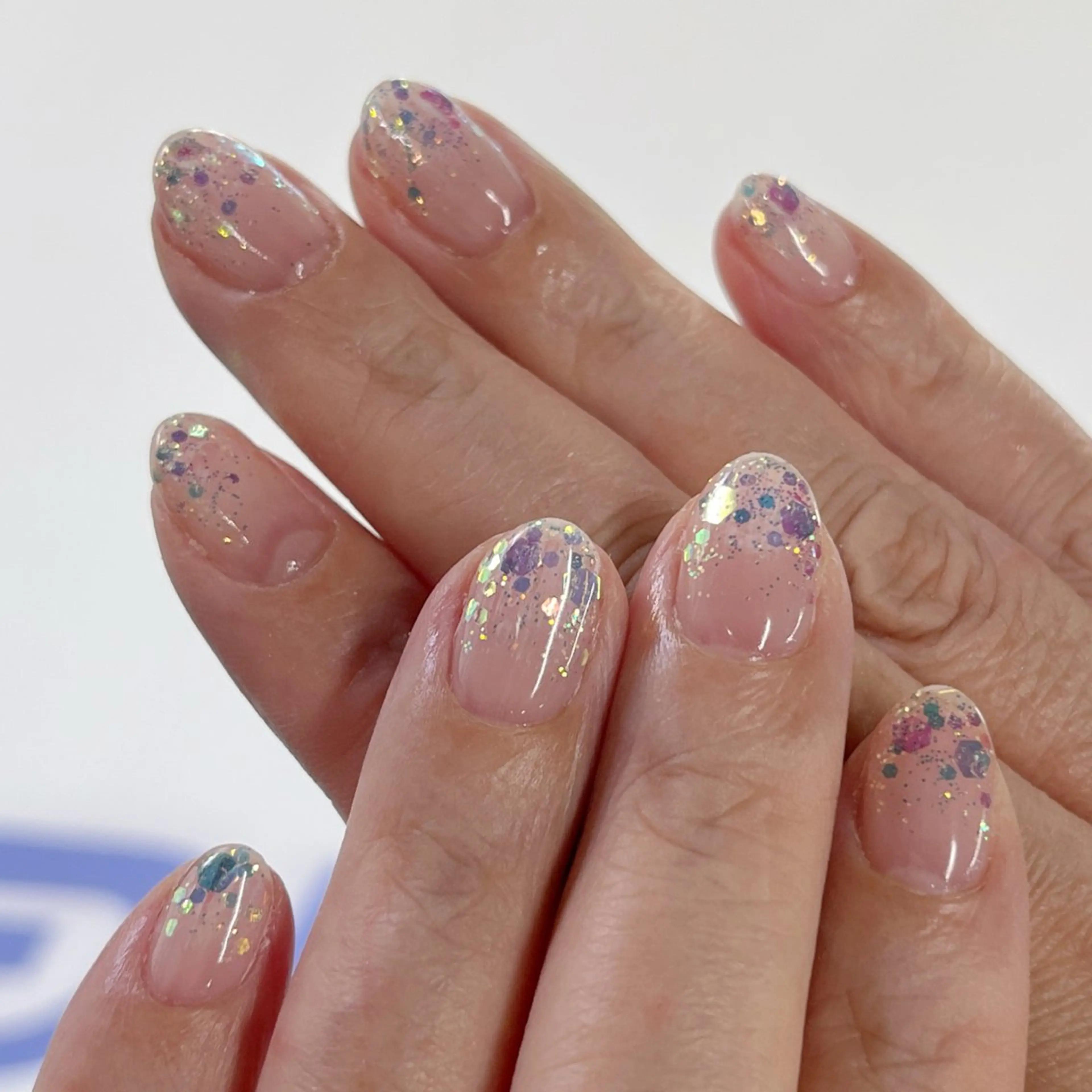 ネイル オーロラネイル ラメ(グリッター) nappage 国分寺のネイルデザイン