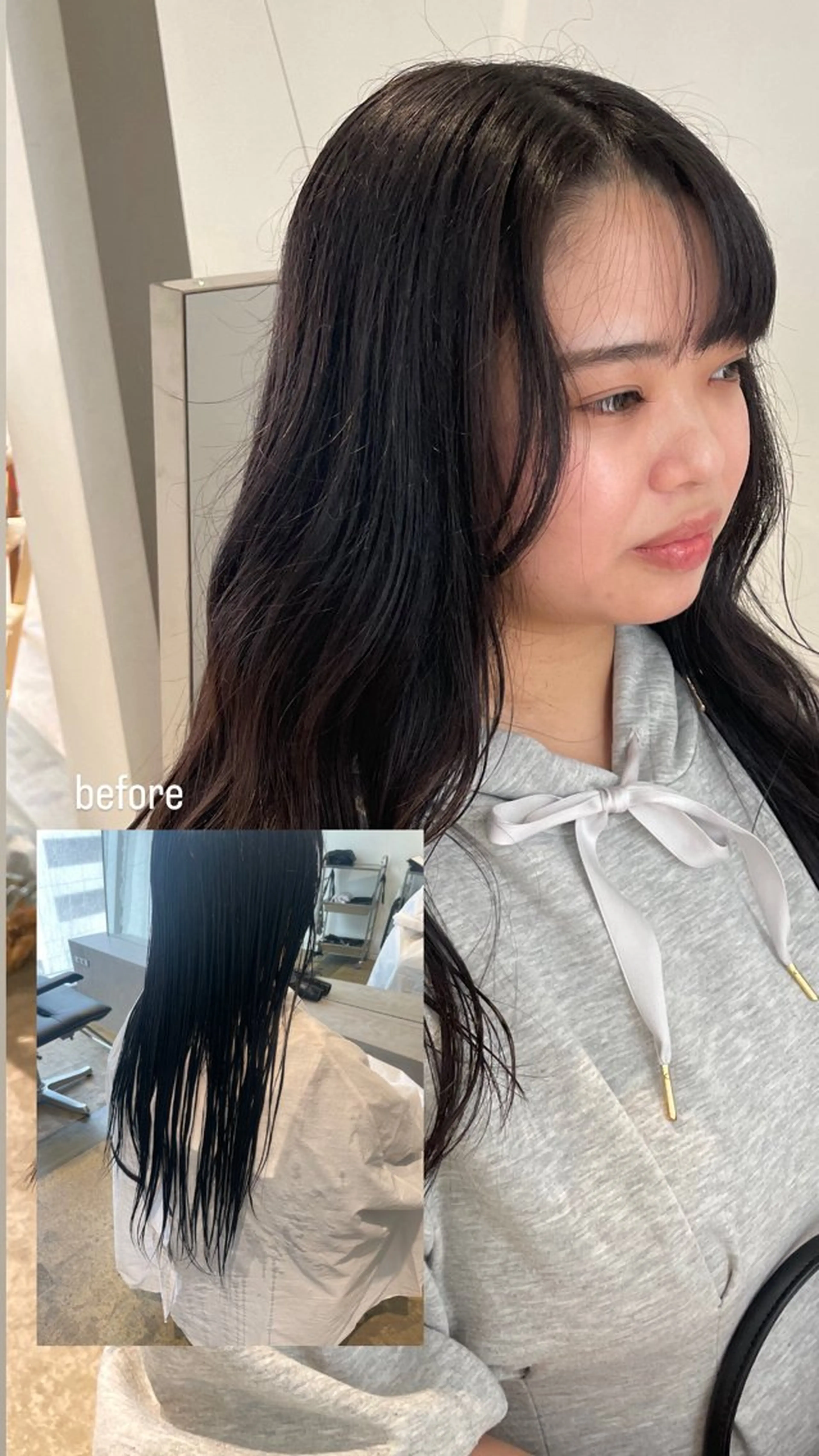 ロング ロング カット SITEN所属・大阪/肥後橋/淀屋橋 ワタナベサキ🪿🤍のヘアスタイル