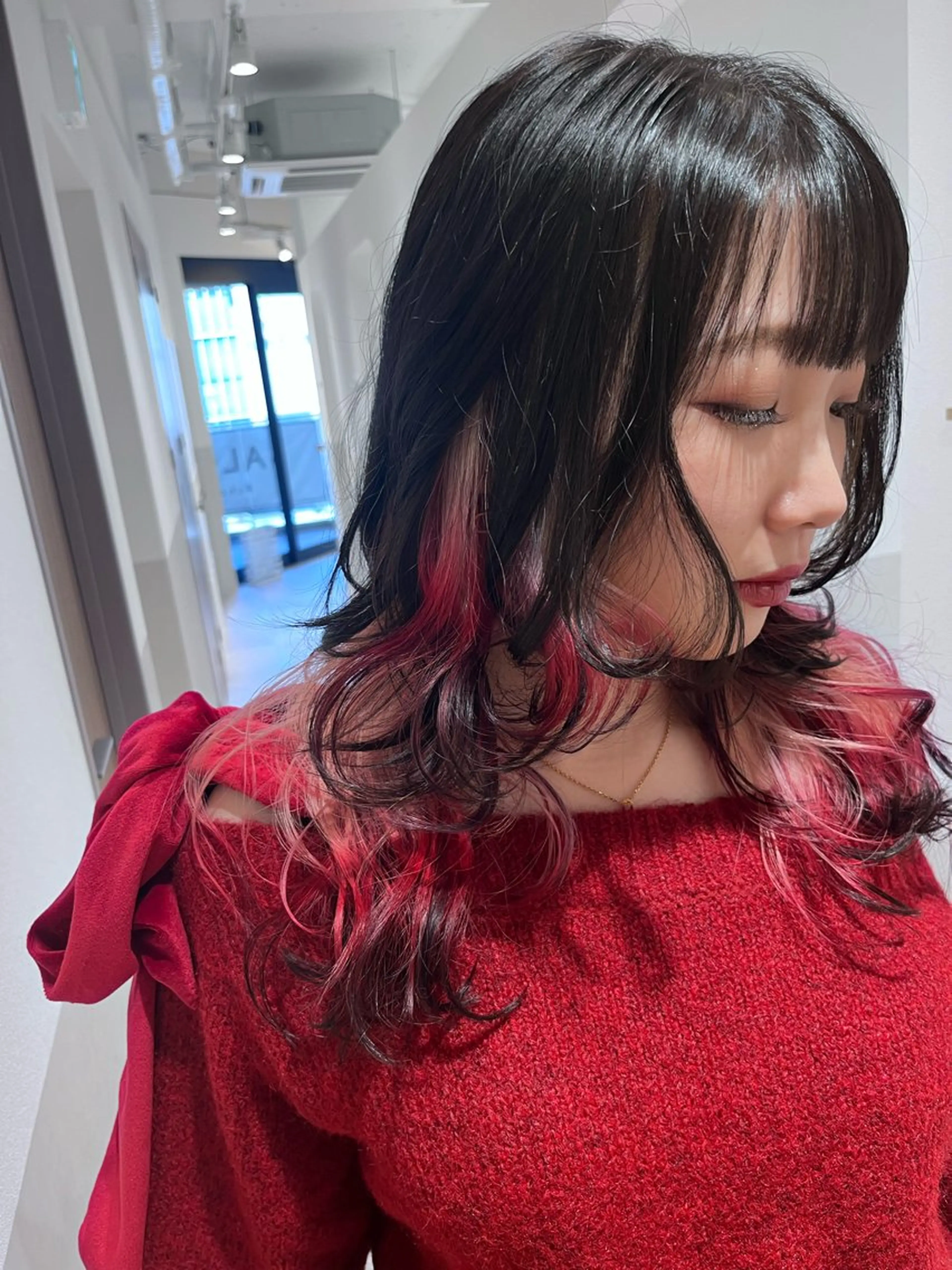 ロング カラー カット ヘアカラー トリートメント 🍀ナガヤマ ヒデアキ🍀のヘアスタイル