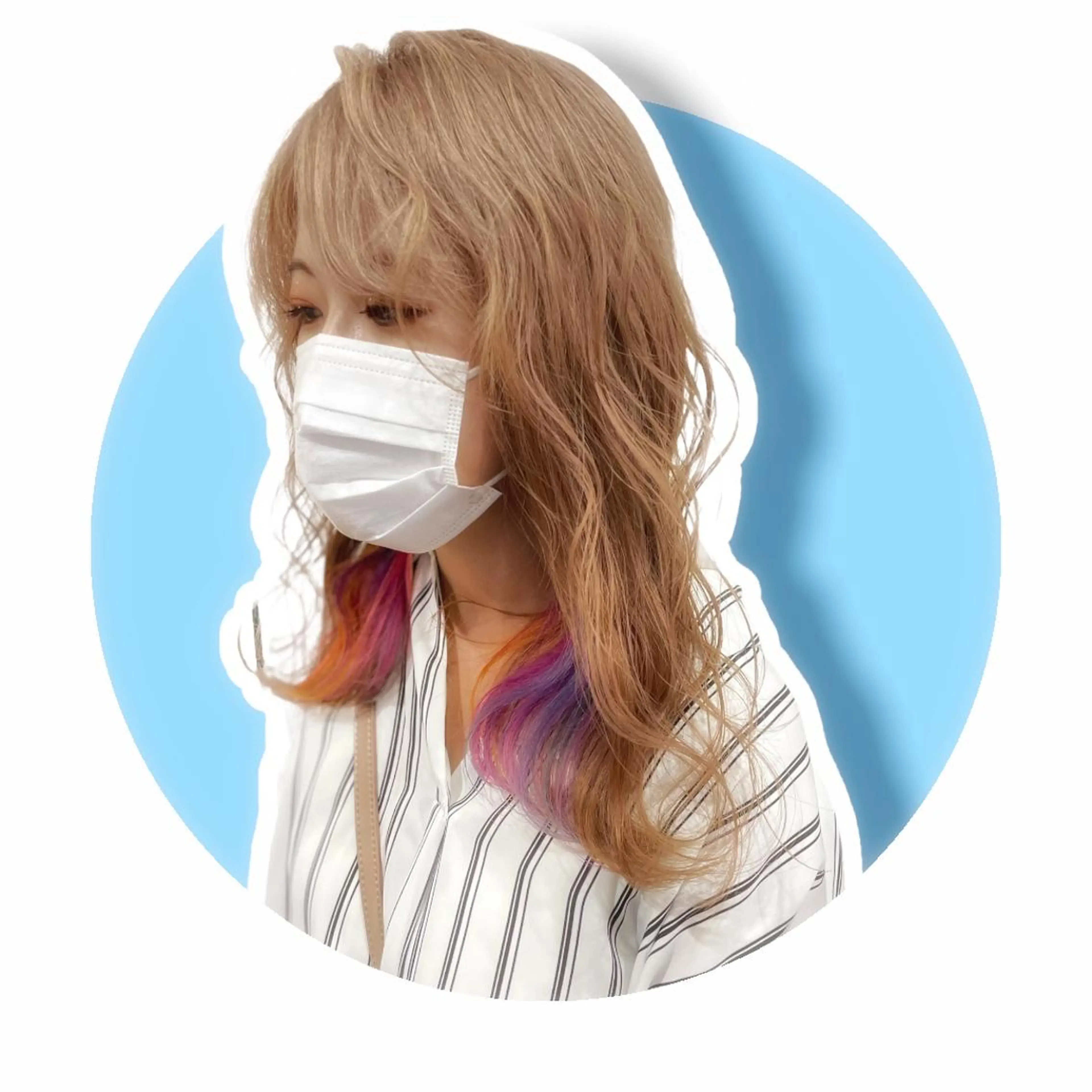 セミロング GATE. staffのヘアスタイル