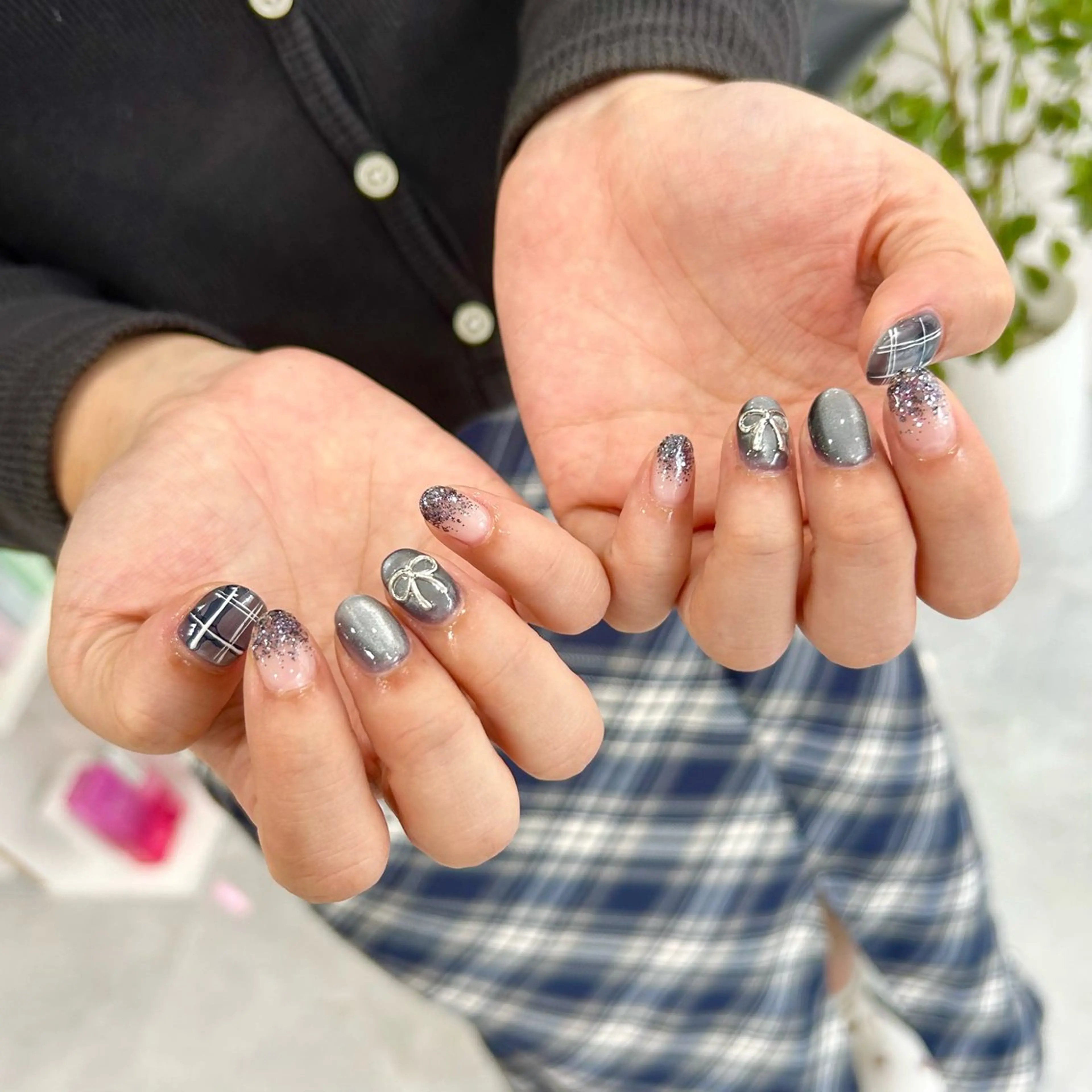 ネイル ネイビー RYO ／Amourのネイルデザイン