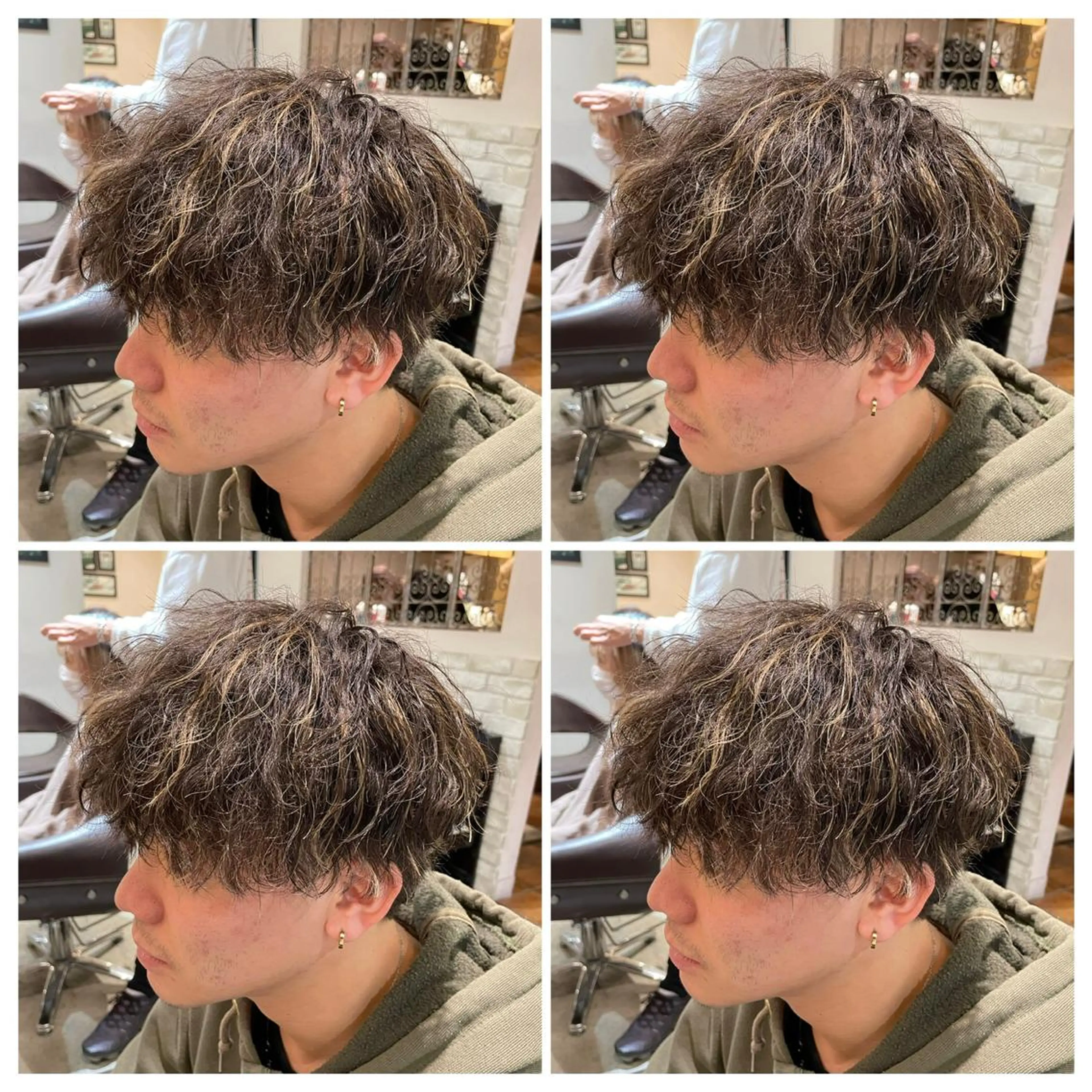 カラー パーマ メンズ カット パーマ トリートメント 💎髪質改善/艶髪 荻原💎のヘアスタイル