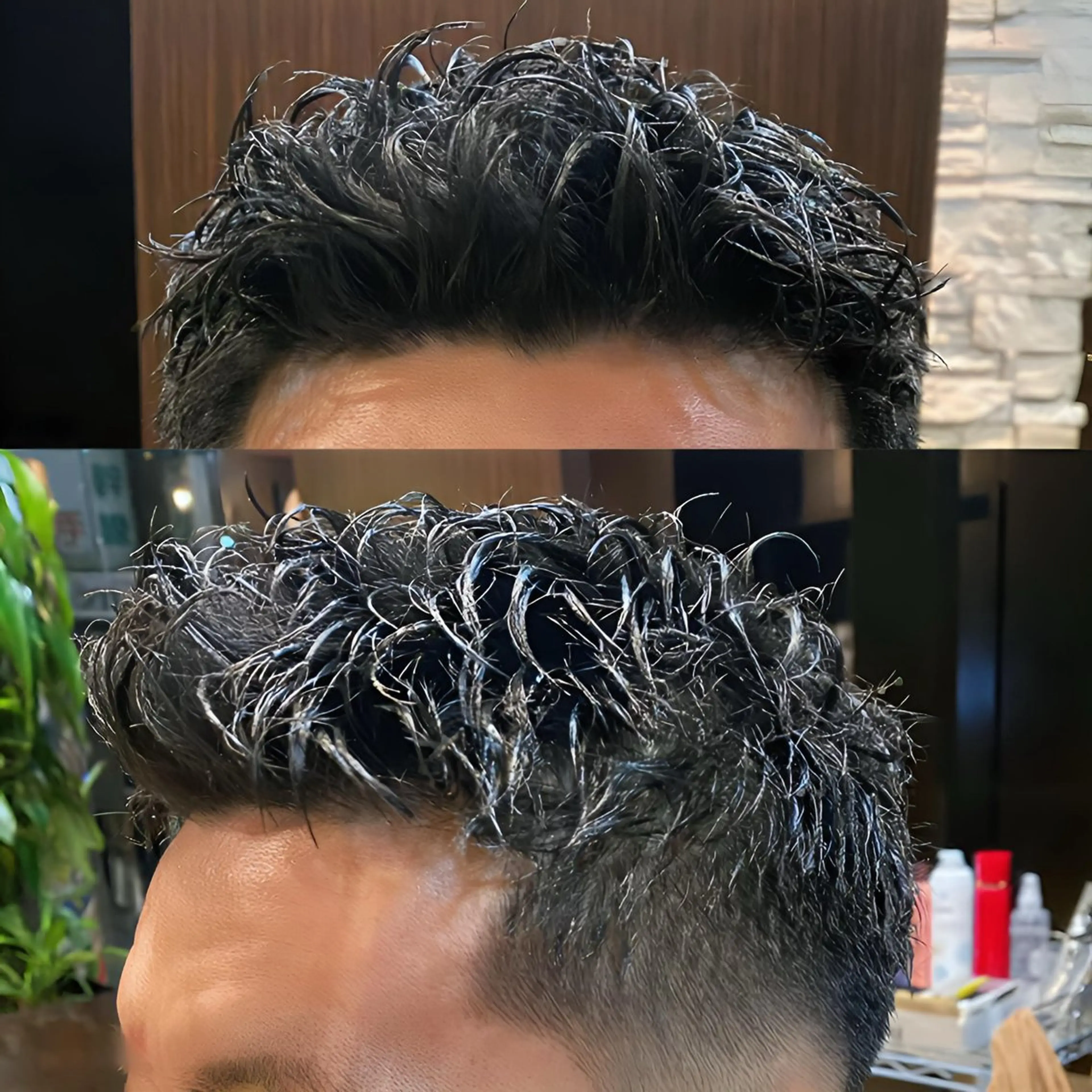 ショート カット パーマ 北川 竜也のヘアスタイル