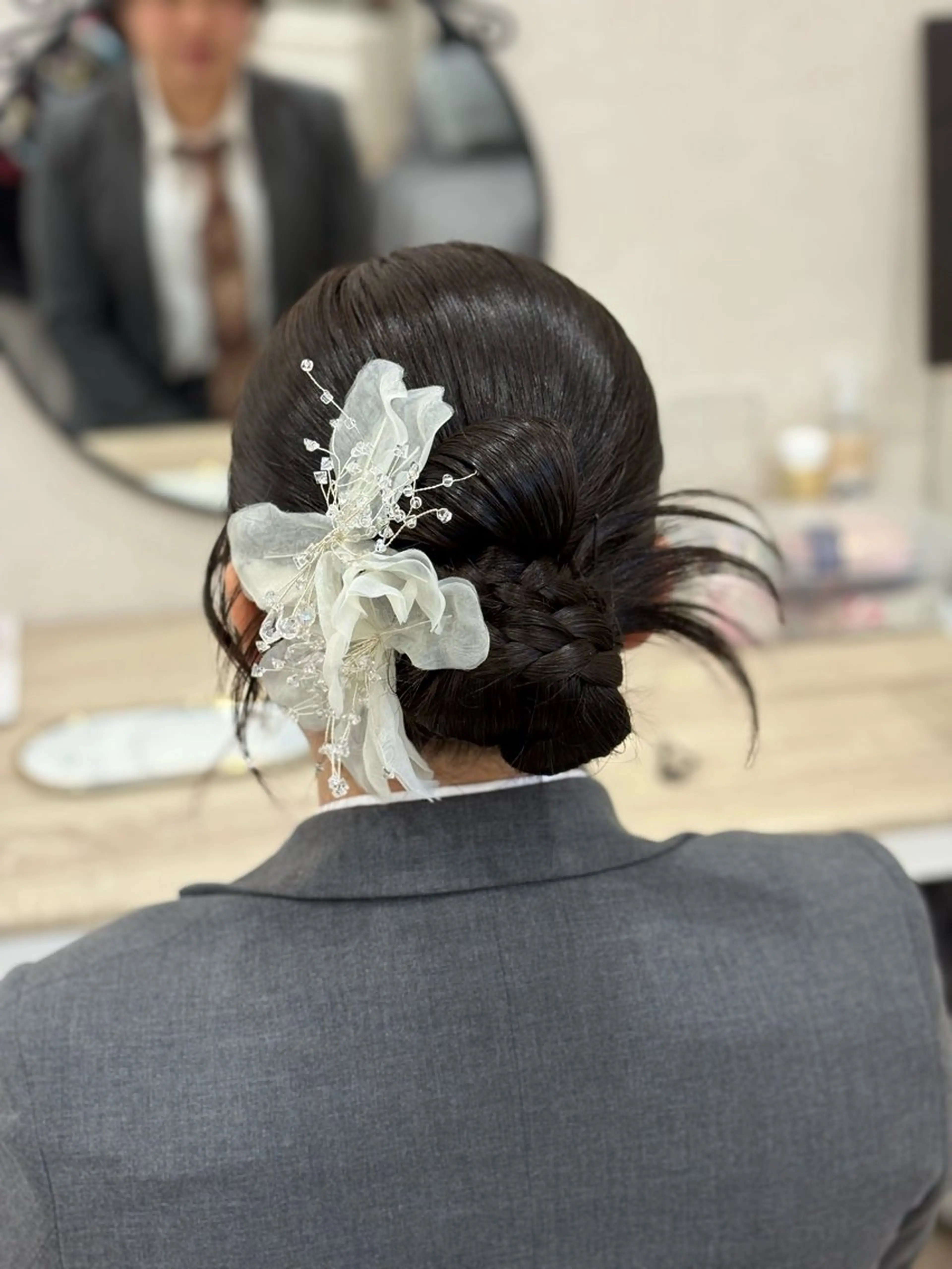 ヘアアレンジ 成人式 卒業式のヘアスタイル Charmoi 枚方 Yuukiのマツエク・マツパデザイン