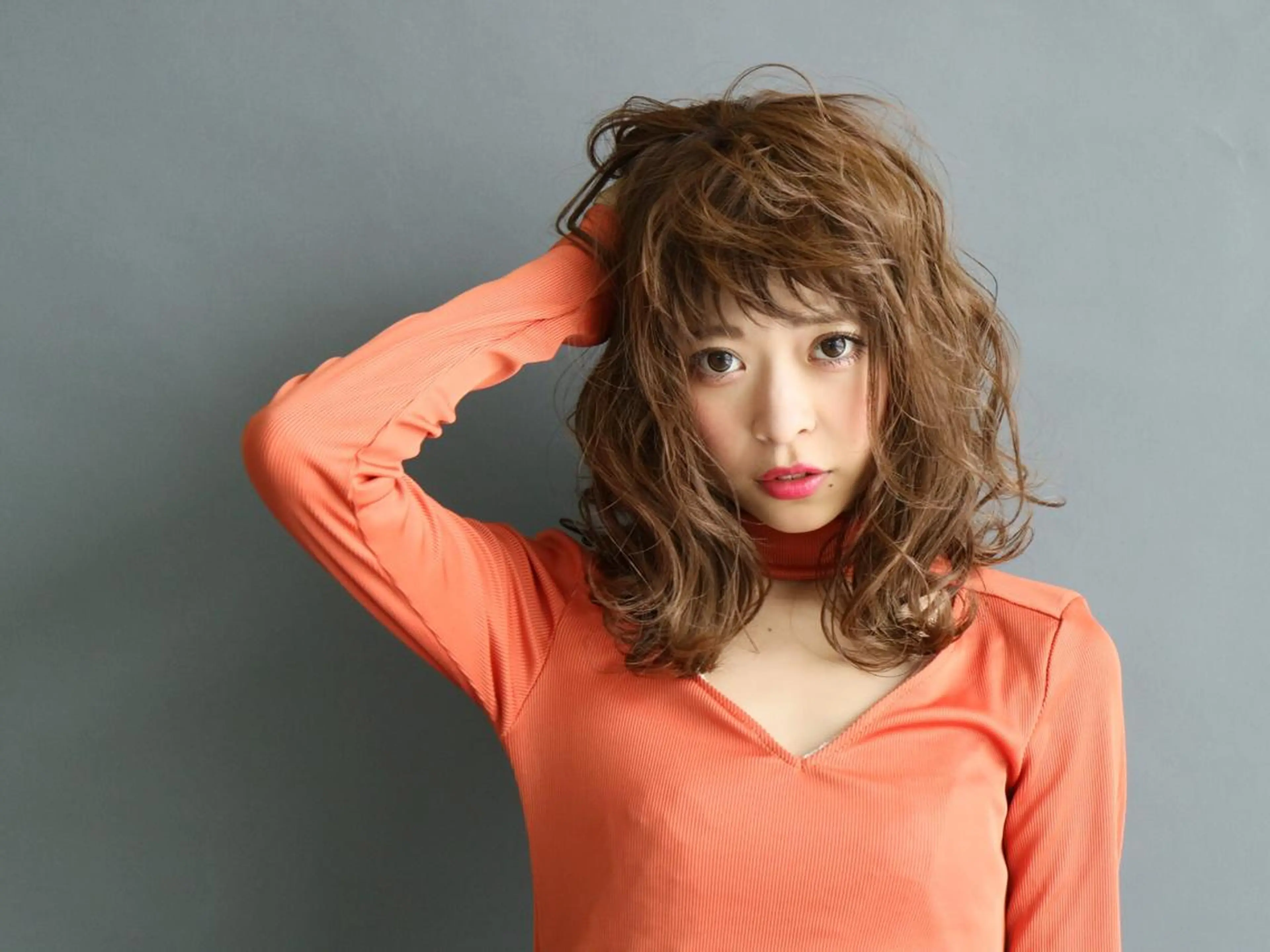 セミロング セミロングパーマ 信田 学のその他イメージ