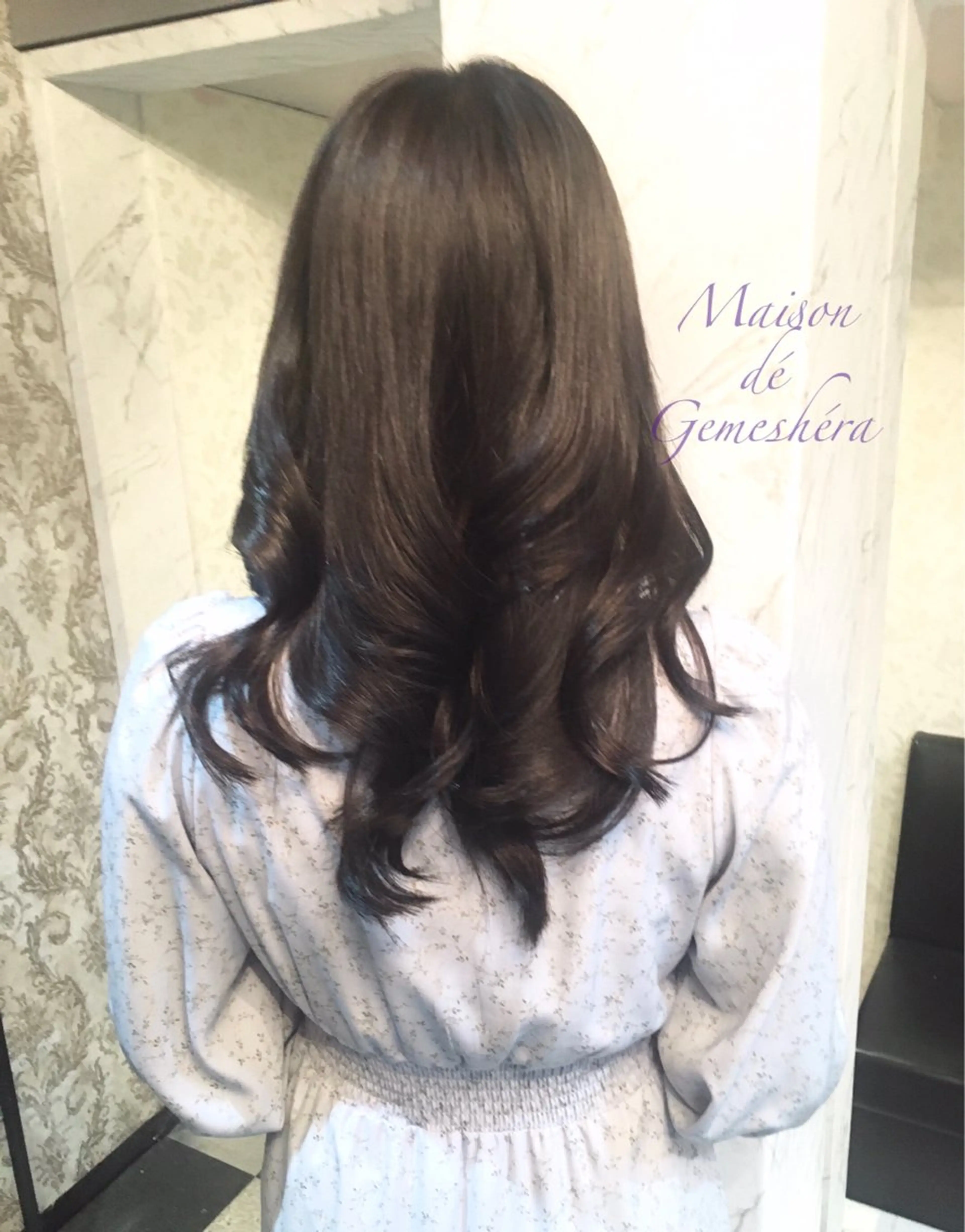 ロング 顔周りカット 髪質改善 カット ヘアカラー 🗝髪質改善×カット 🪄Ji_yeongのヘアスタイル