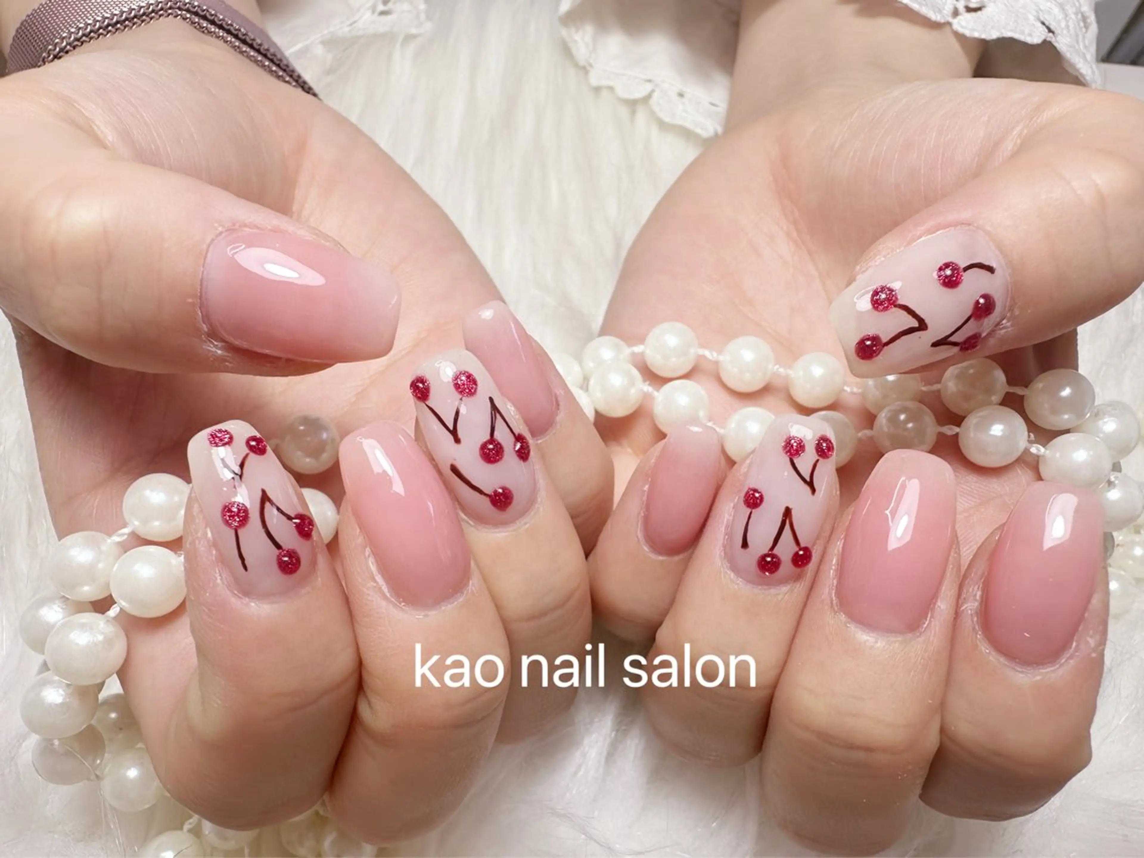 ネイル kao nail マグネット/長さだしのネイルデザイン