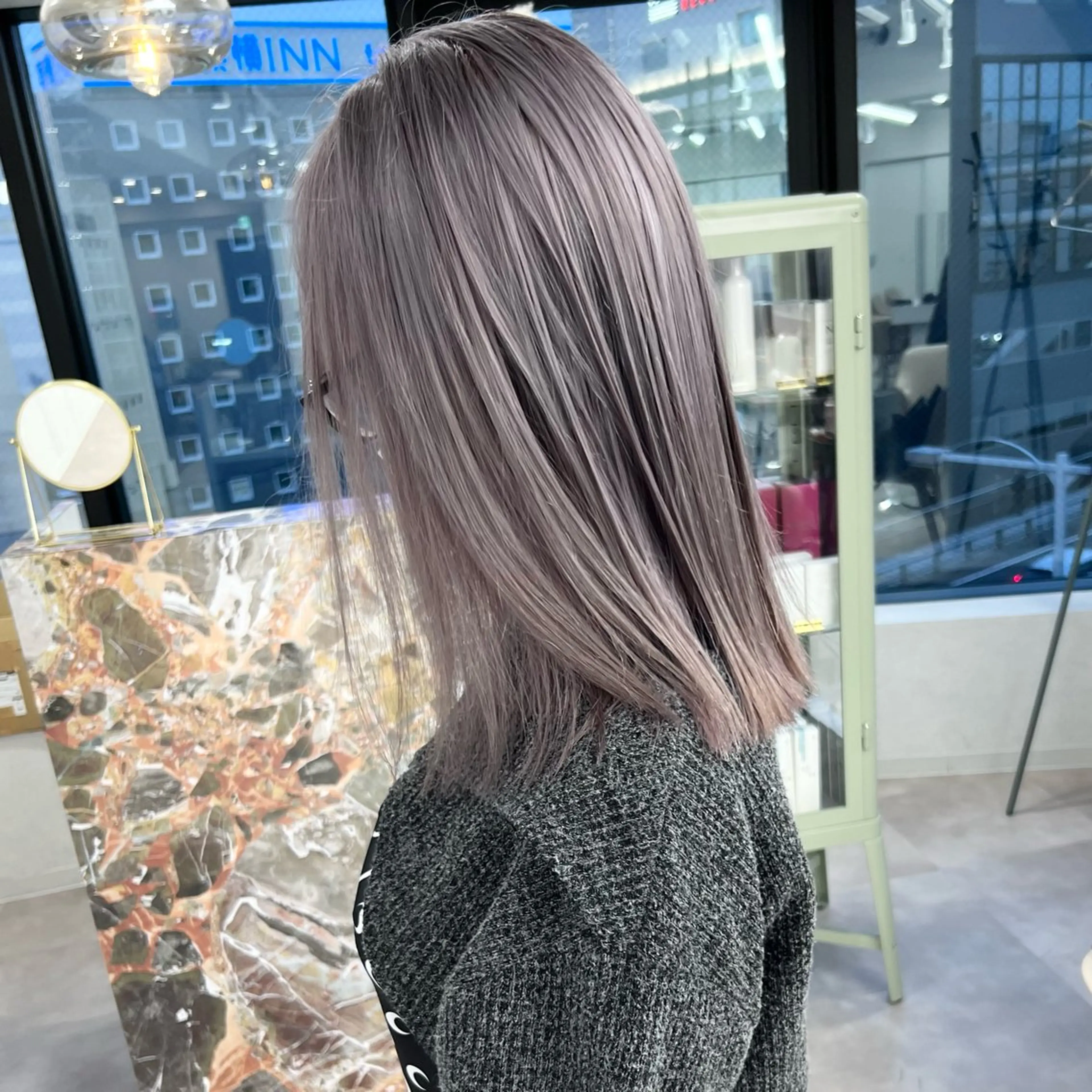 ミディアム ⭐️横浜ブリーチ特化 美容師　堤涼⭐️のヘアスタイル