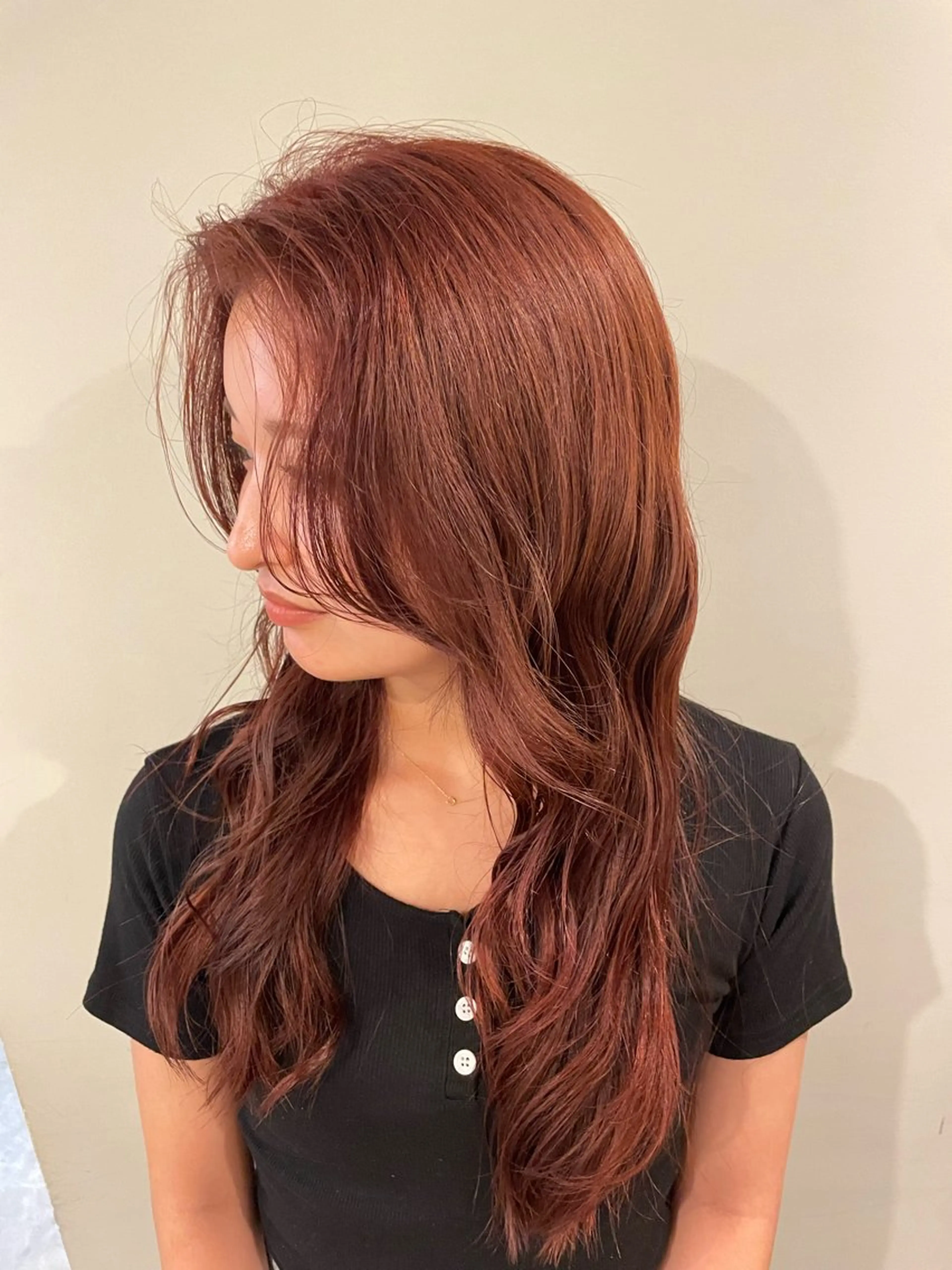 ロング ヘアカラー トリートメント ボブ/艶カラー 鎌倉/MIHO🌼のヘアスタイル