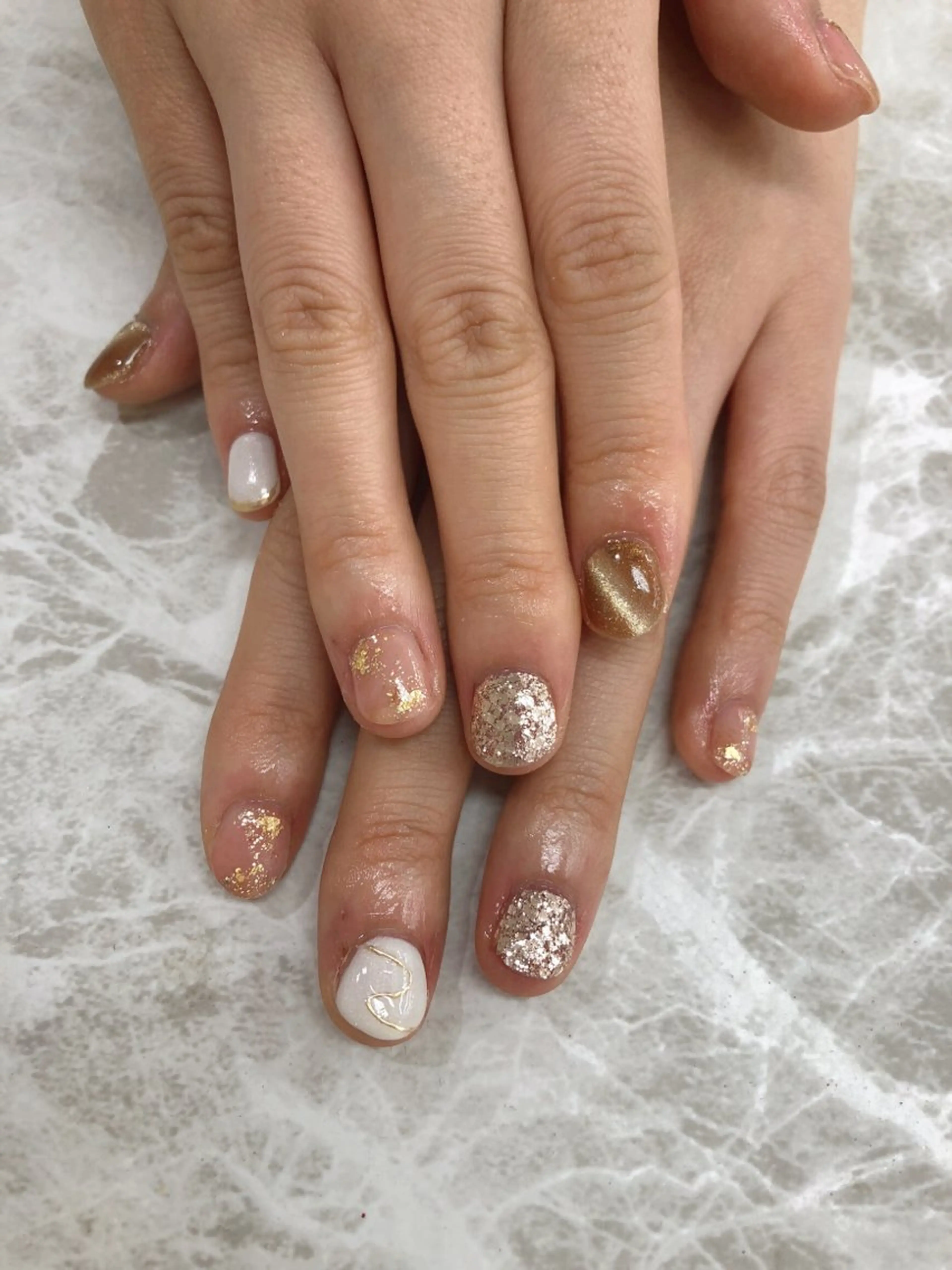 ネイル ブライダルネイル ハンドネイル 🌺Bianca立川 HAGA🌺のネイルデザイン