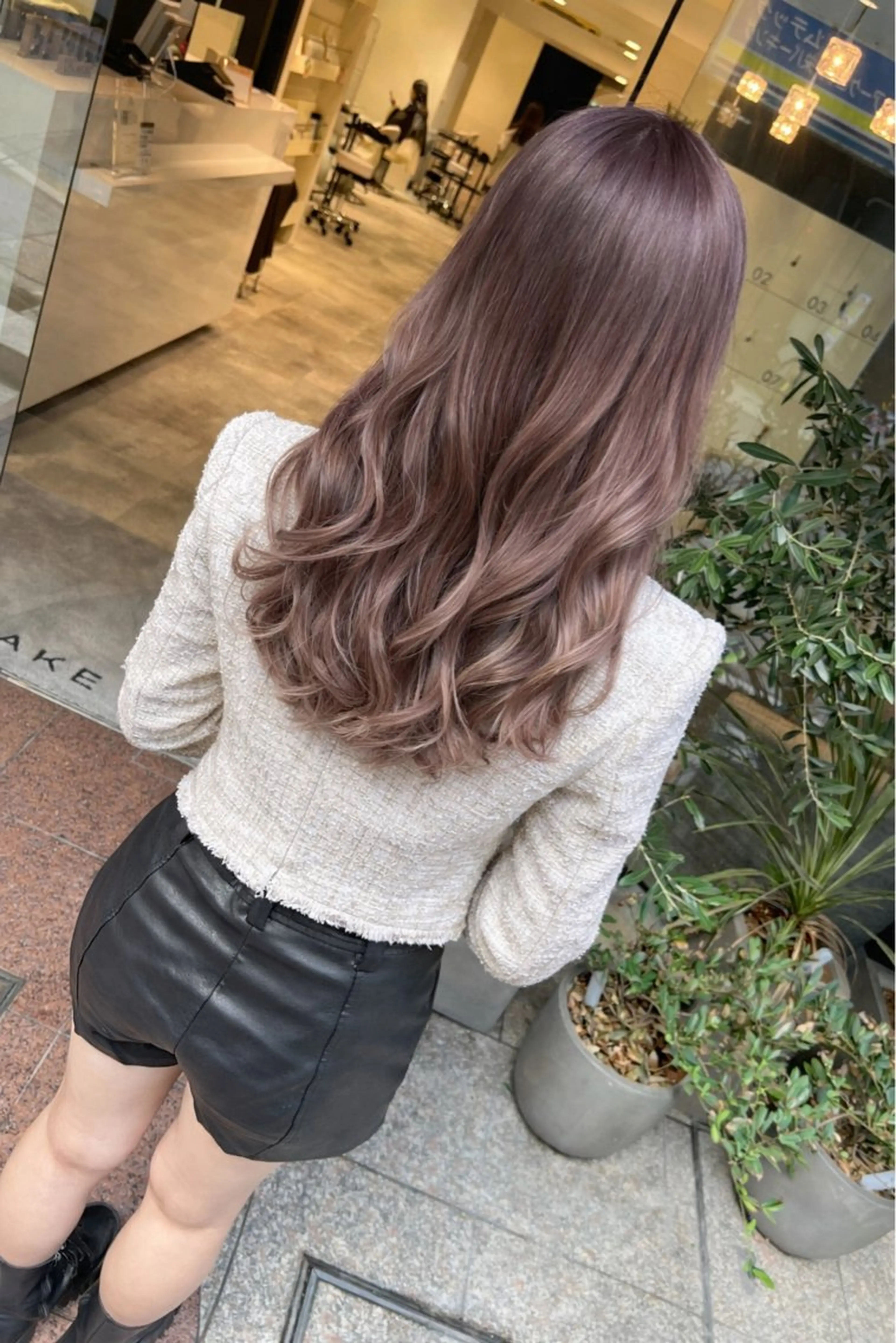 カラー 美髪矯正/髪質改善 /透明感ある艶カラーのヘアスタイル