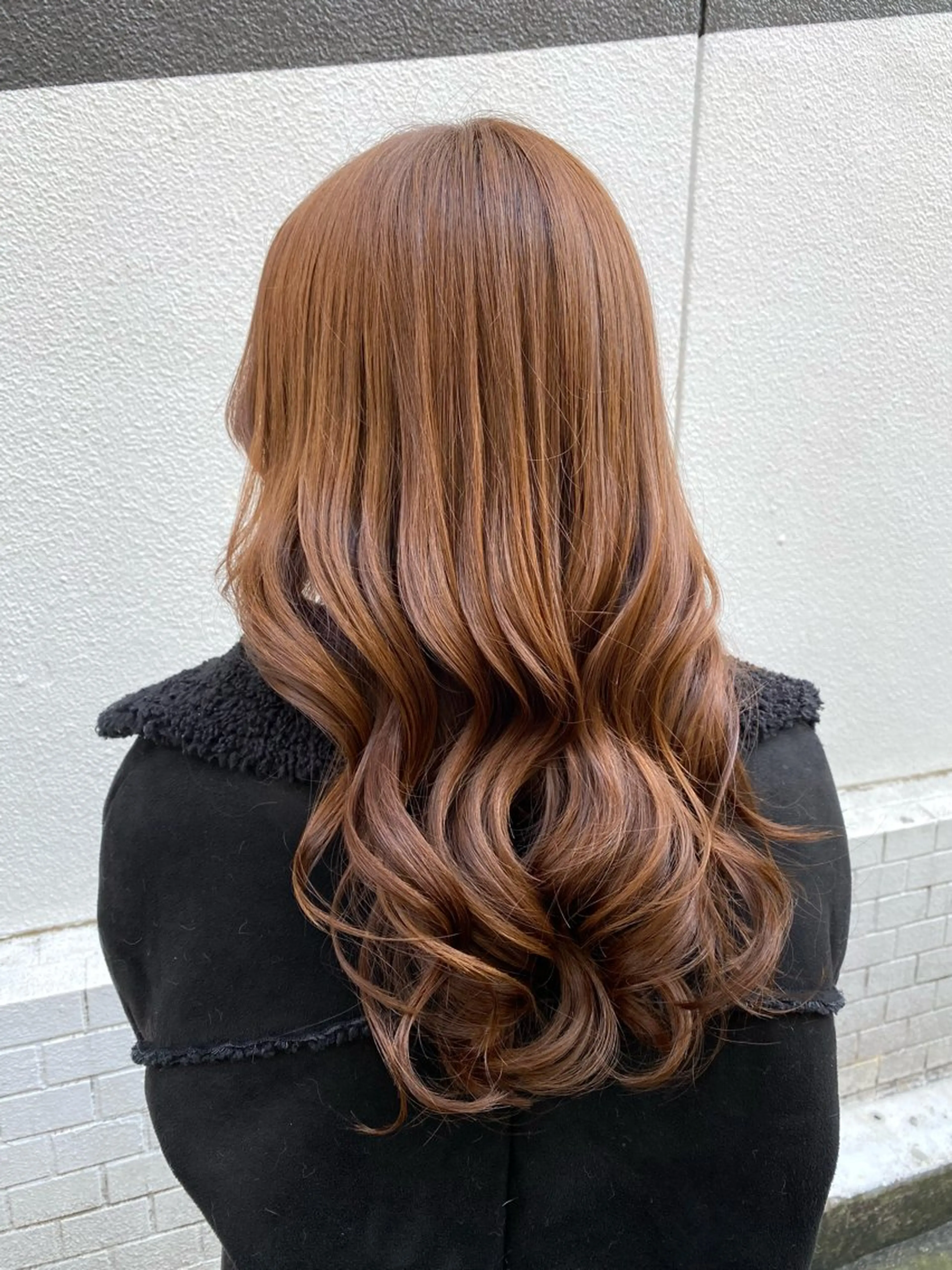 ロング カラー ブラウンカラー ナチュラルブラウン ヘアカラー GLOSS 心斎橋 山上のヘアスタイル