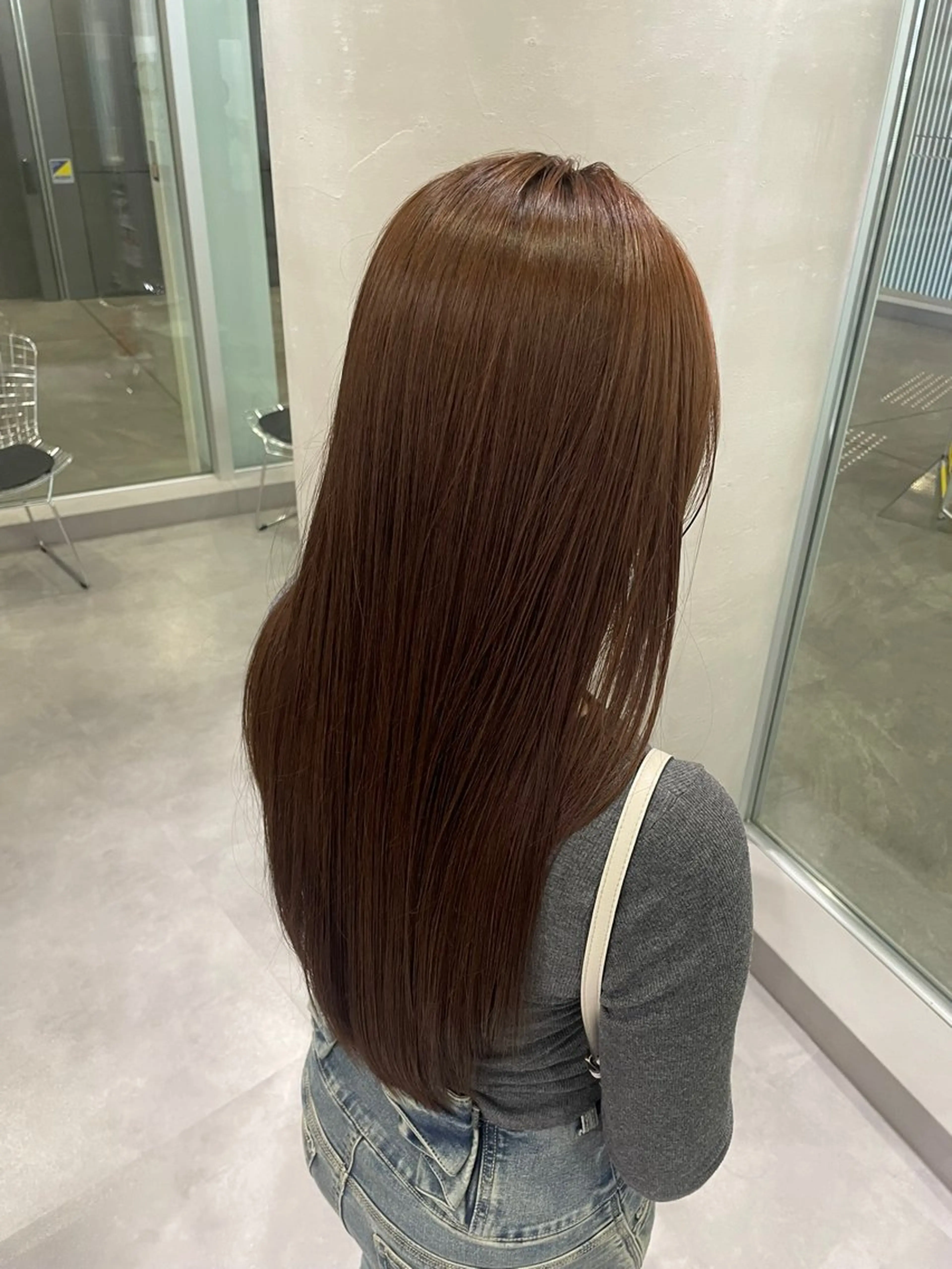 ロング ヘアカラー 佐藤彩野/艶カラー /透明感カラーのヘアスタイル