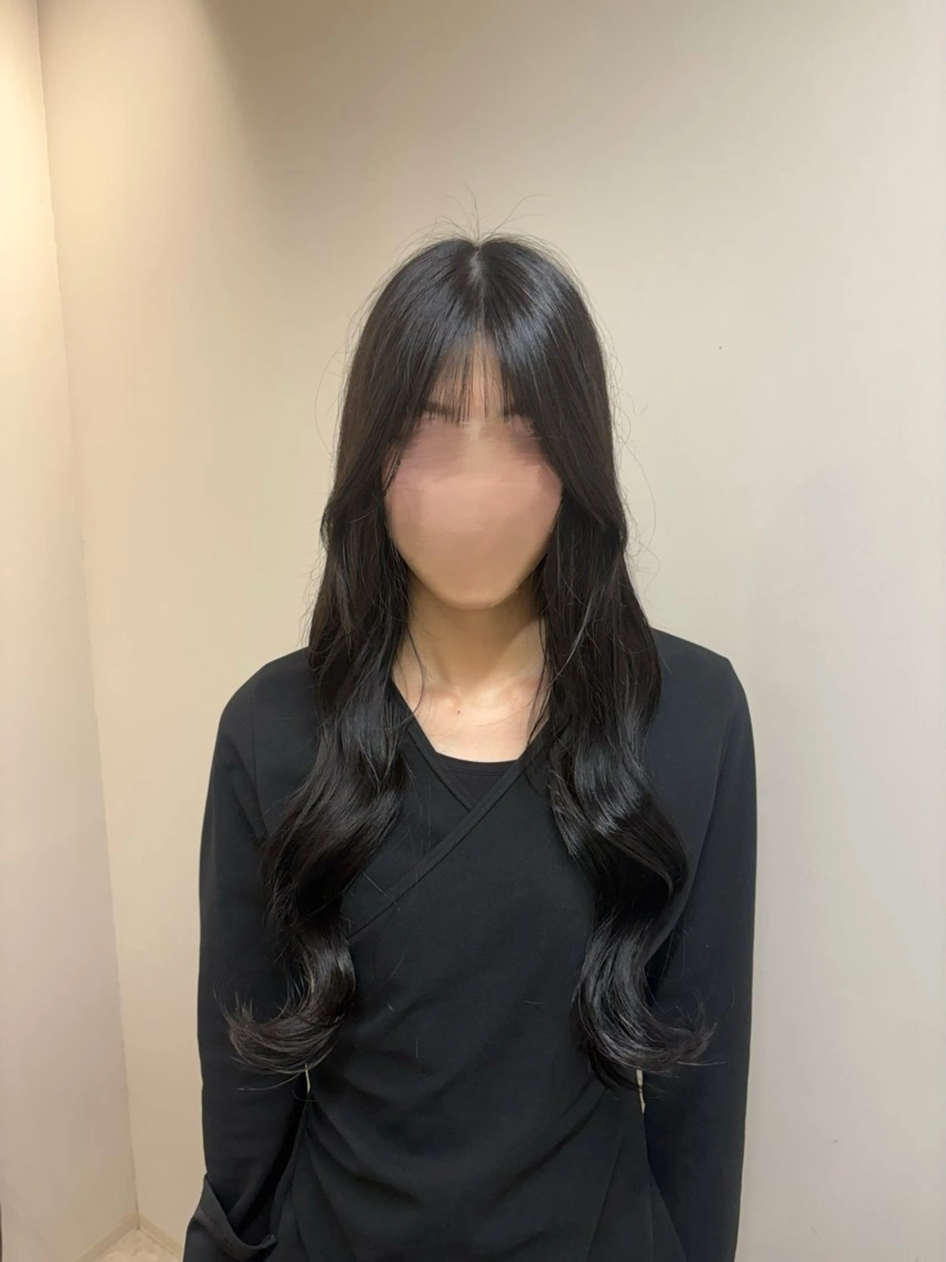 ロング くびれヘア 韓国風ヘア カット ヘアカラー トリートメント 𝜗𝜚cocoro 韓国𝜗𝜚のヘアスタイル