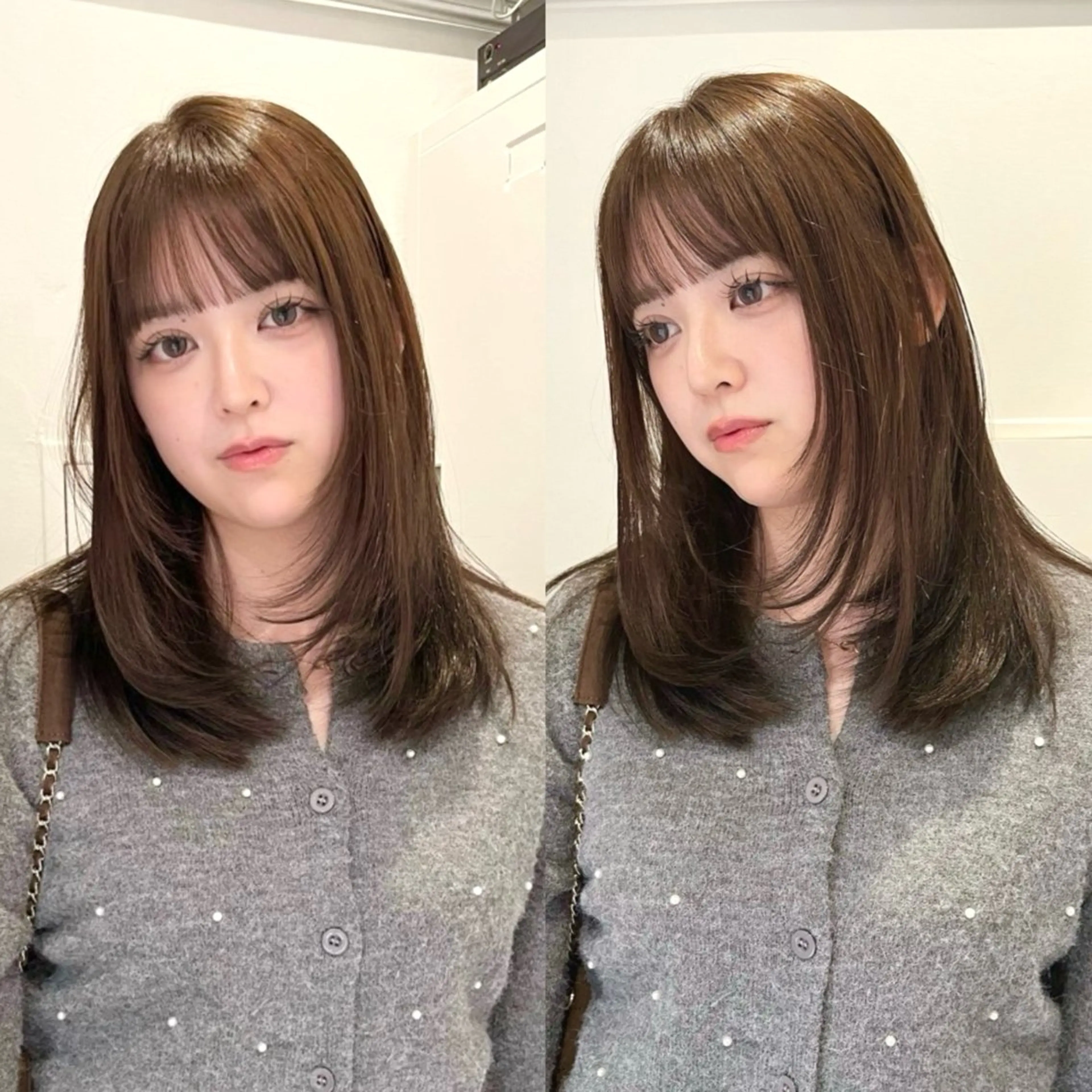 【🤍ミニモ限定🤍】カット+透明感カラー+トリートメント（ボブ・ショートNG）🪄　【LOREN JU】顔まわり/名駅の写真