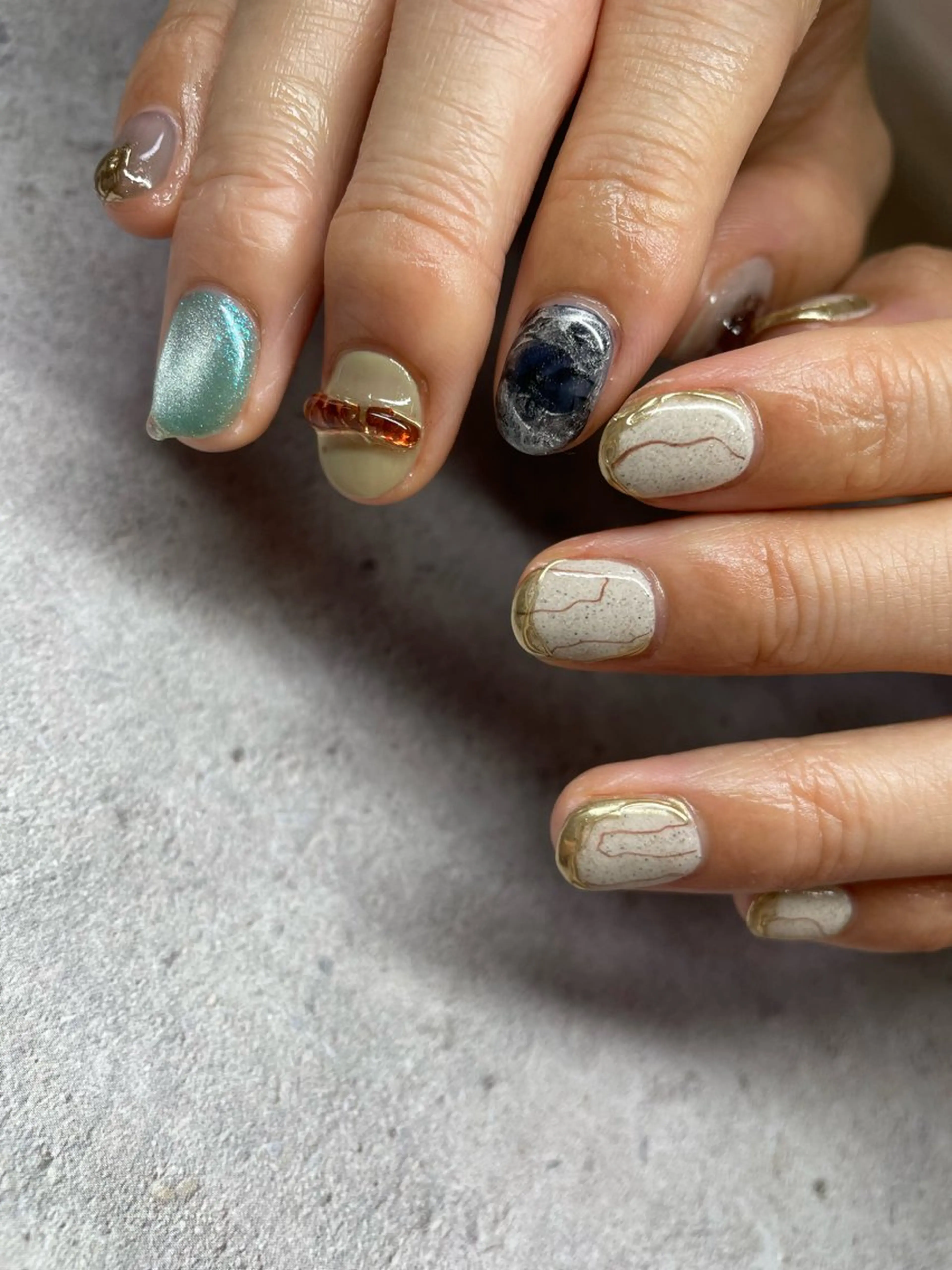 ネイル ハンドネイル フットネイル 🌕akuri🌖 渋谷/nuanceのネイルデザイン