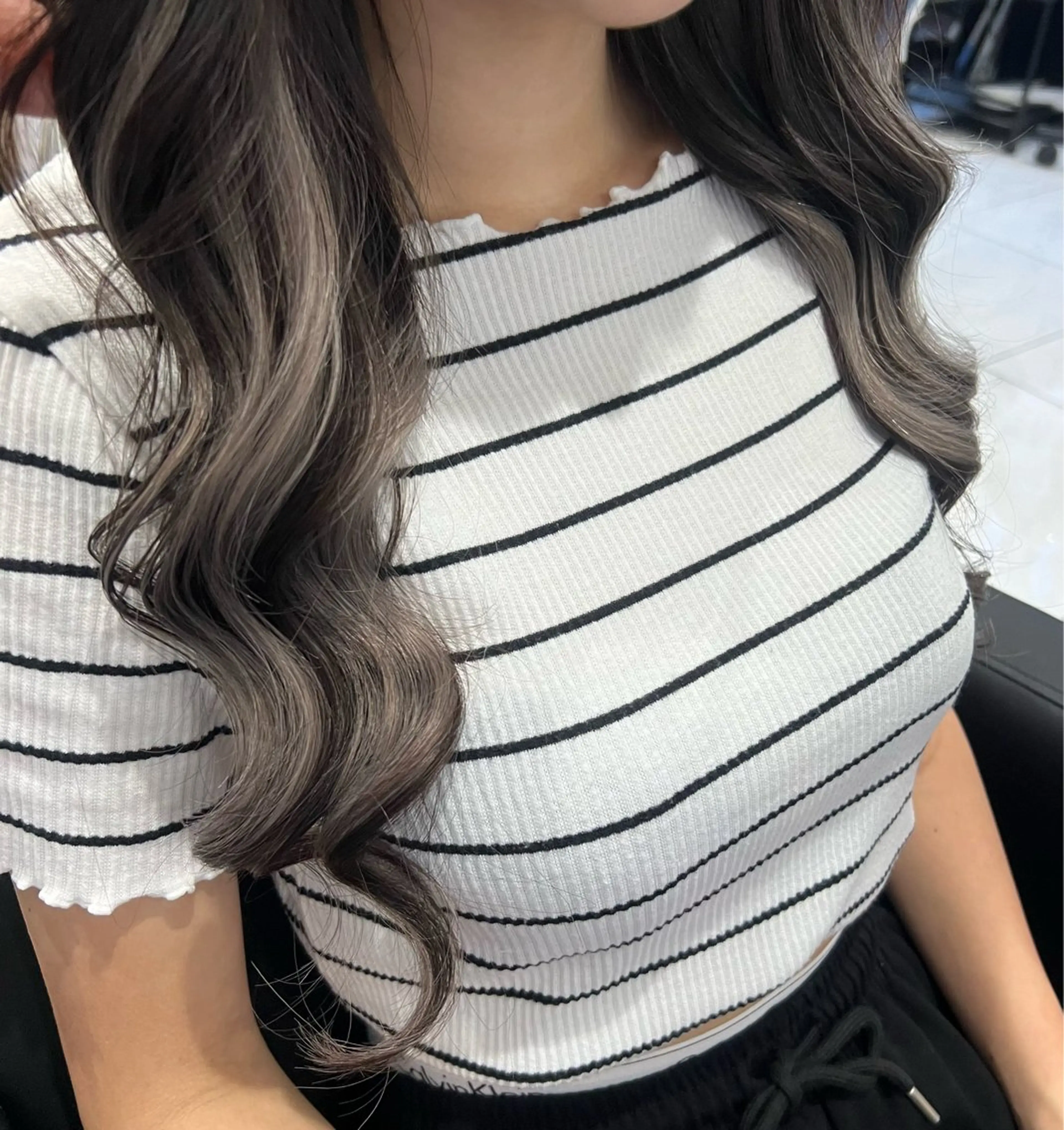 ロング プルエクステ エクステ エクステ YUDU🍊 germe/ジェルムのヘアスタイル