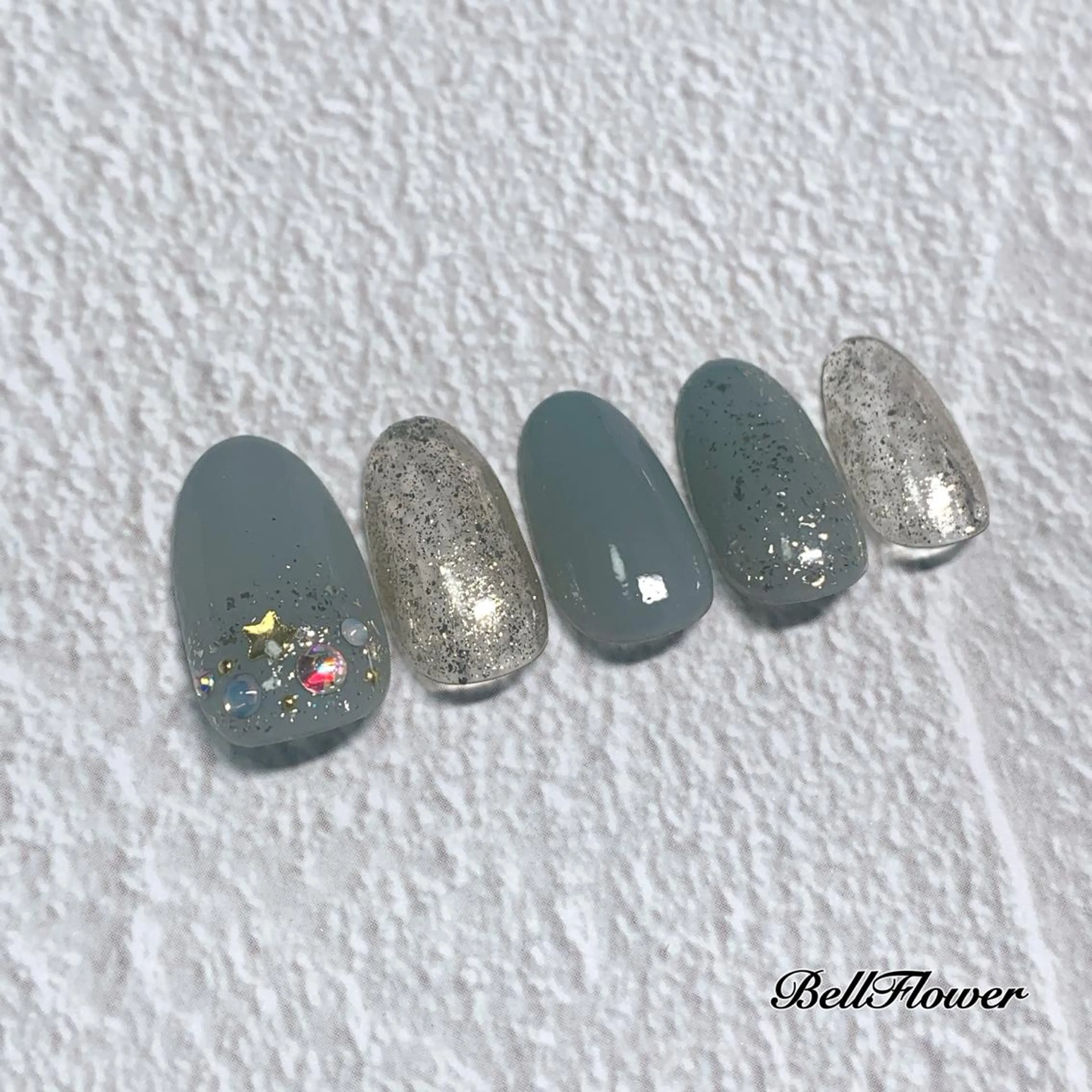 ネイル ハンドネイル Bell Flowerのネイルデザイン