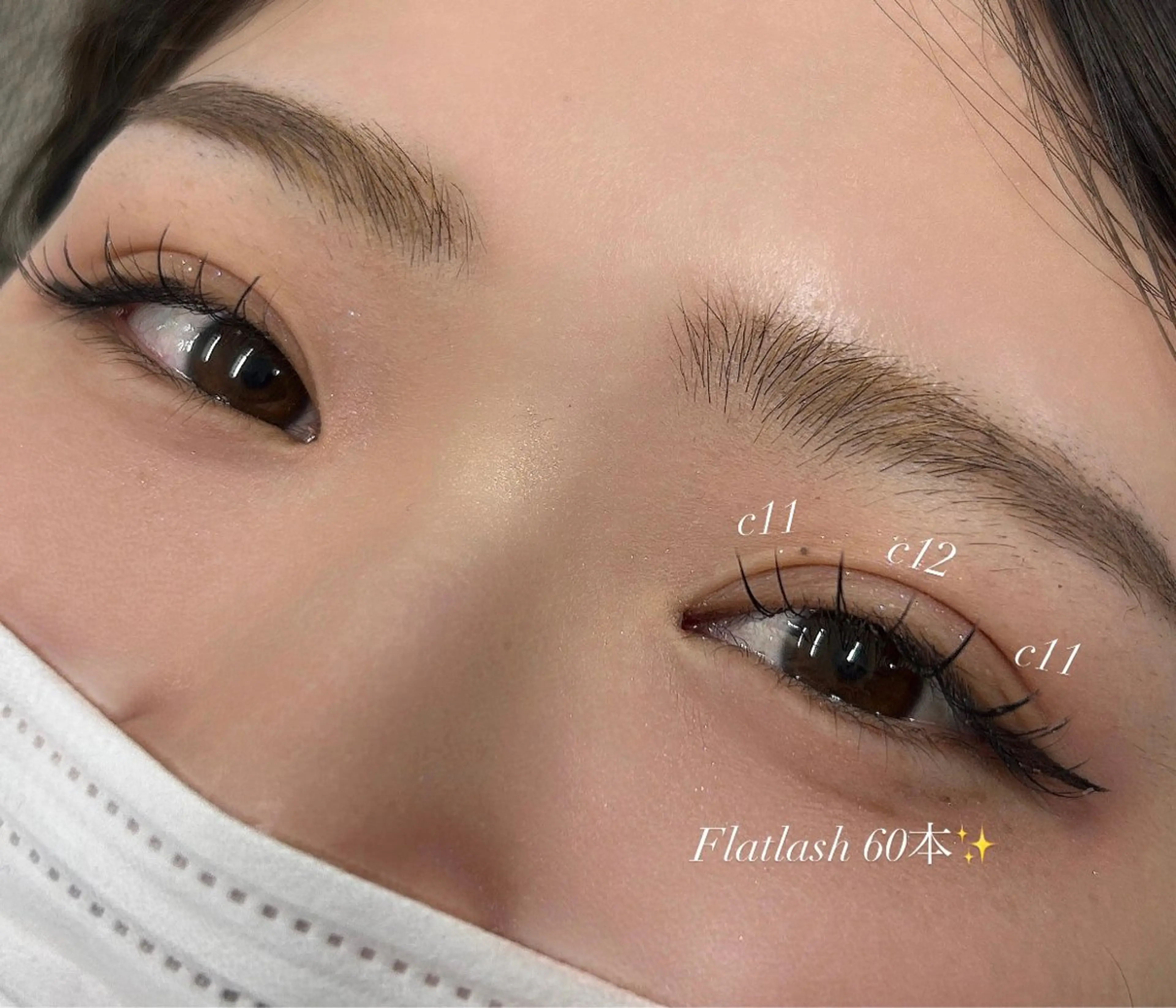 マツエク・マツパ 束感まつ毛 ナチュラル マツエク B☆STAR OTOKA🌠のマツエク・マツパデザイン