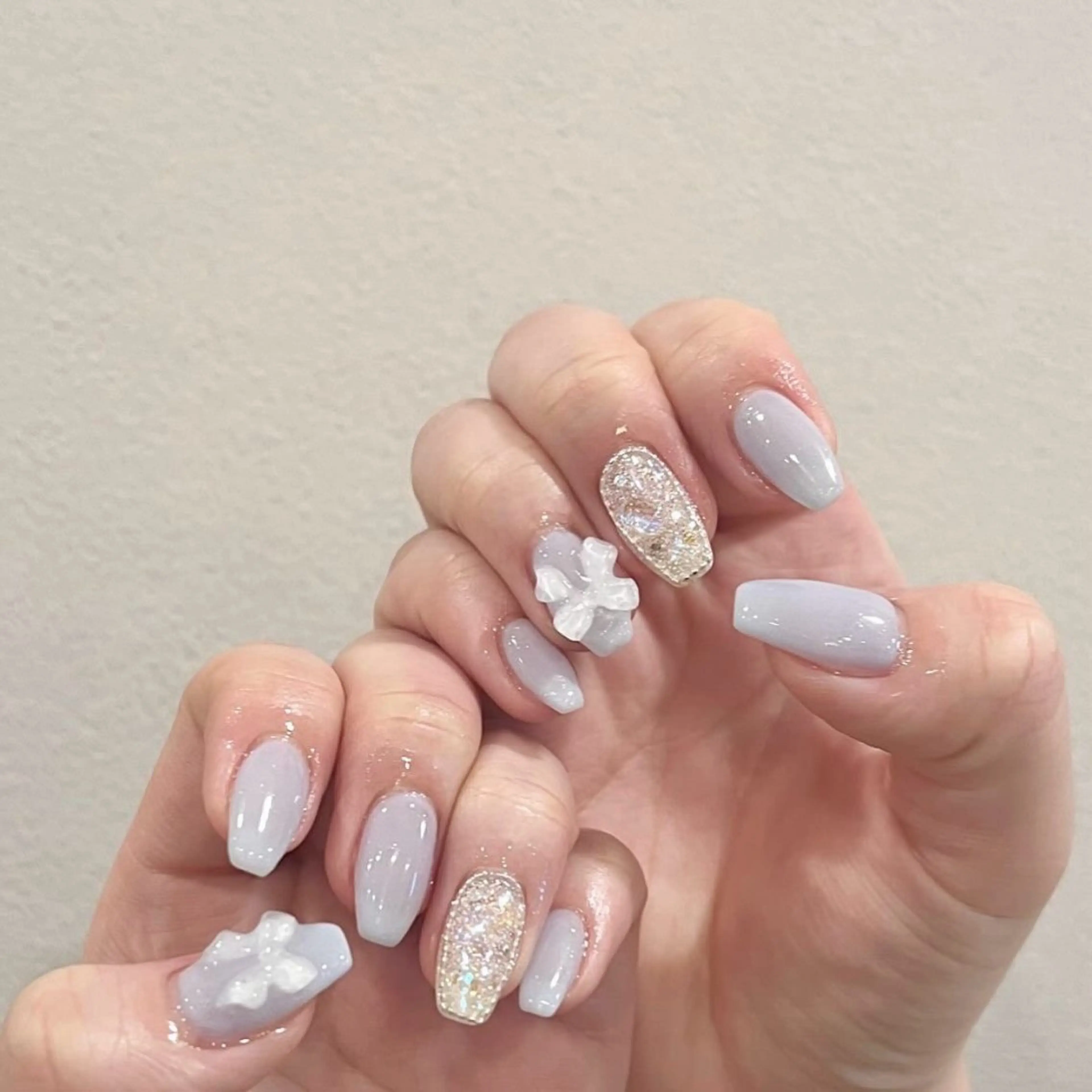 ネイル フラワーネイル フレンチネイル ジェルネイル ガーリー グラデーション ハンドネイル AIN Nailのネイルデザイン