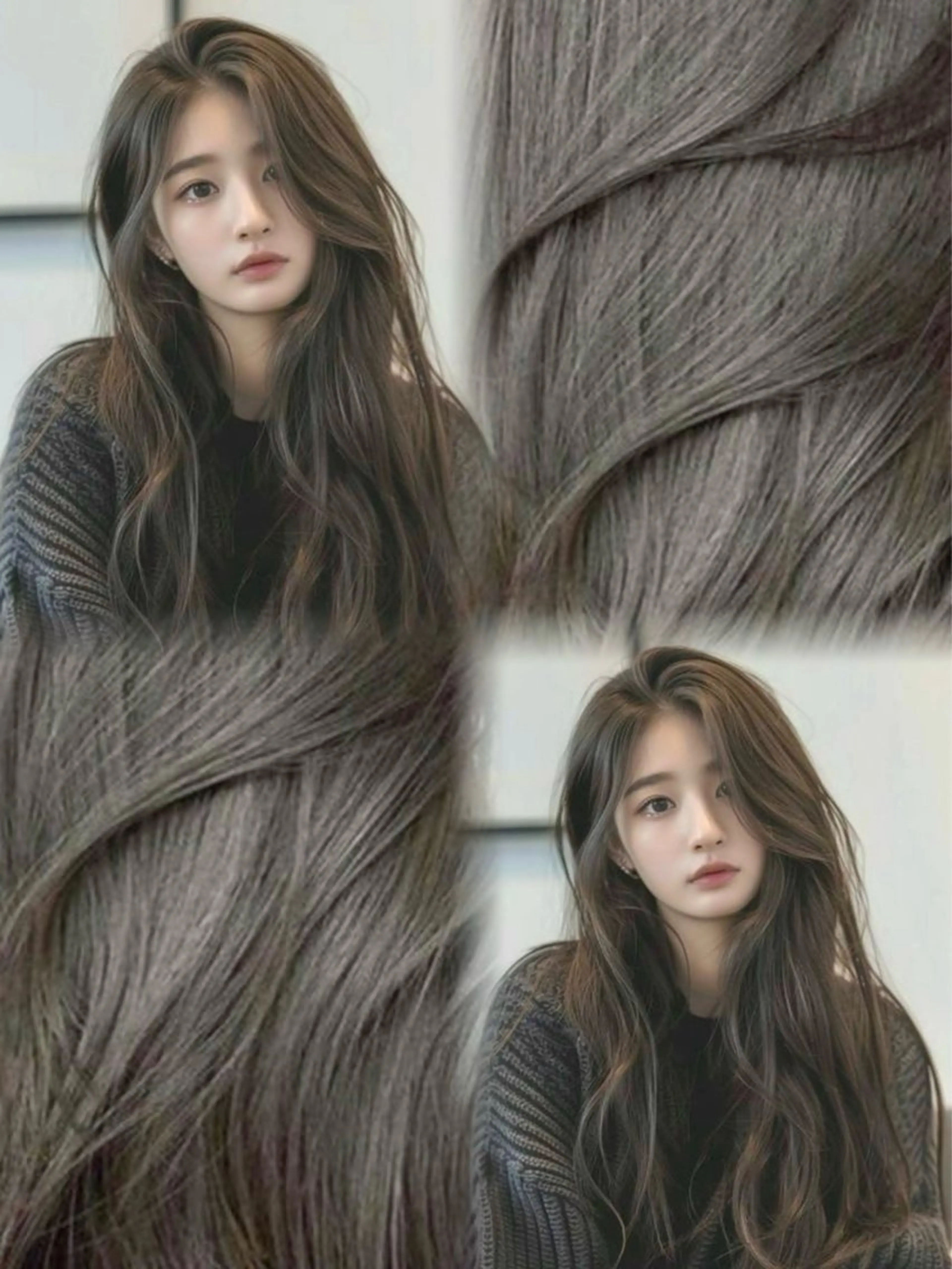 ロング カラー ヘアカラー トリートメント 原宿/韓国ボブ /くびれボブ/優希のヘアスタイル