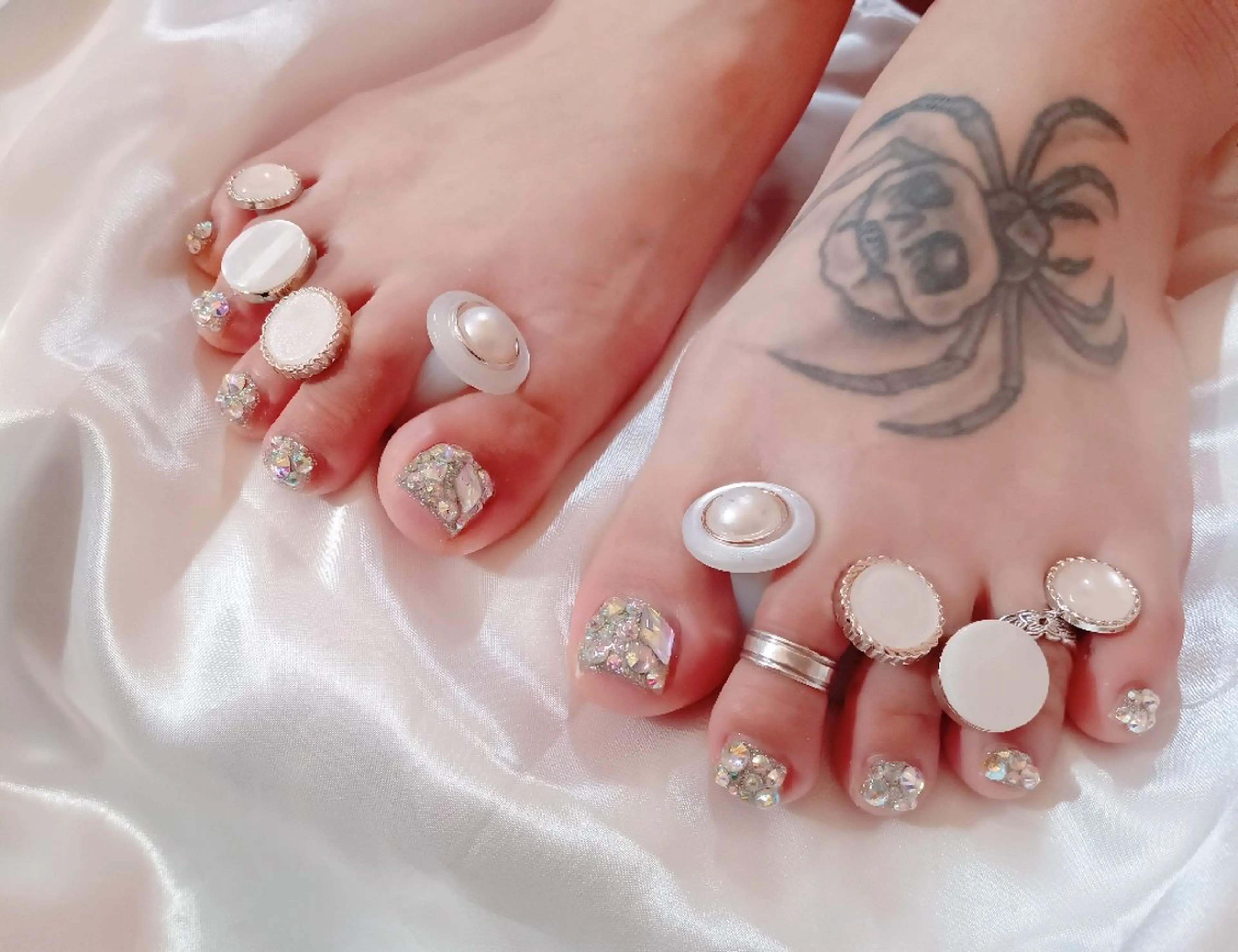 フットバス付き🛁𓈒 𓂂𓏸フットネイルの写真