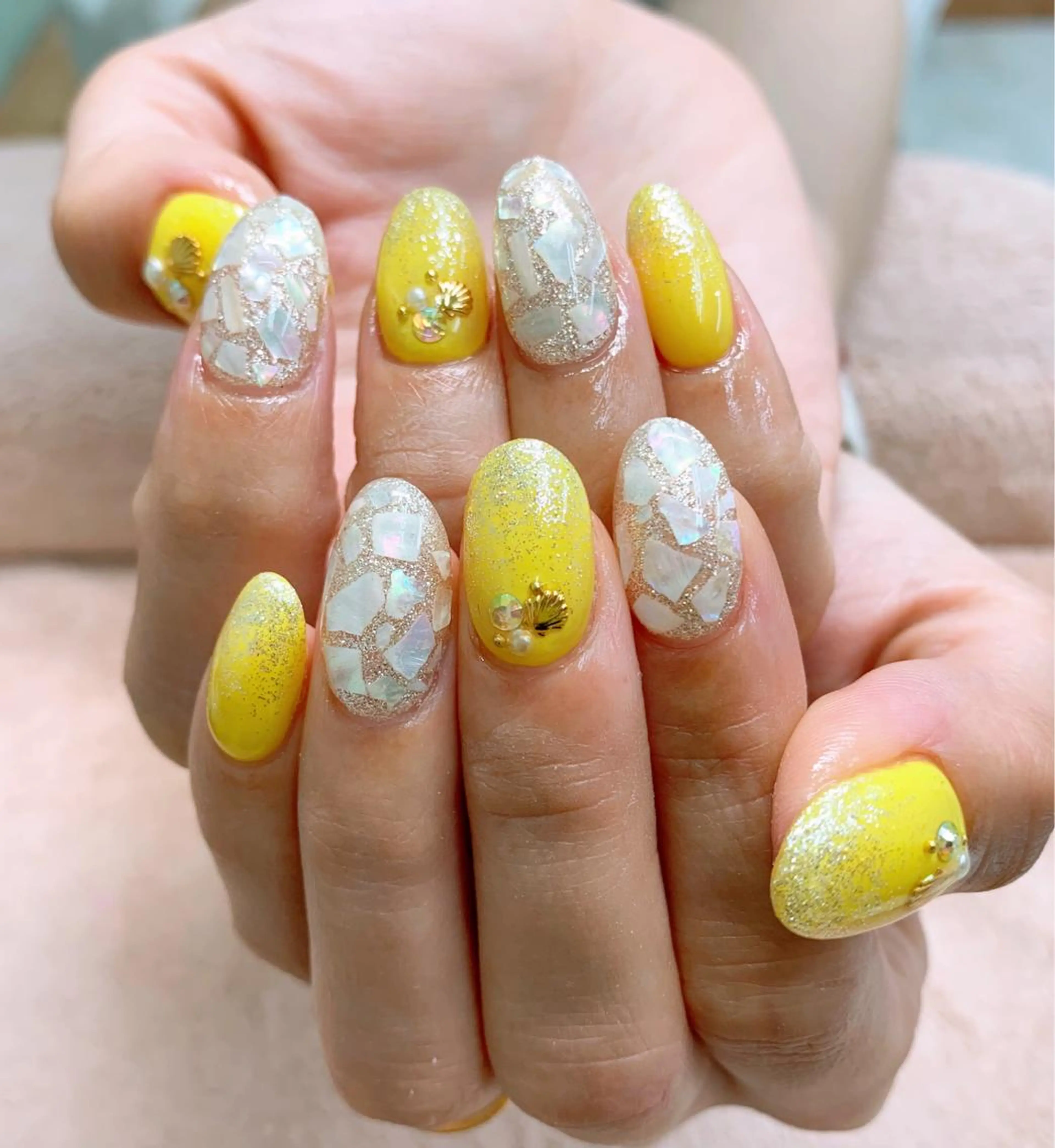 ネイル ⭐︎休業中の練習⭐︎ JNA認定講師髙橋のネイルデザイン