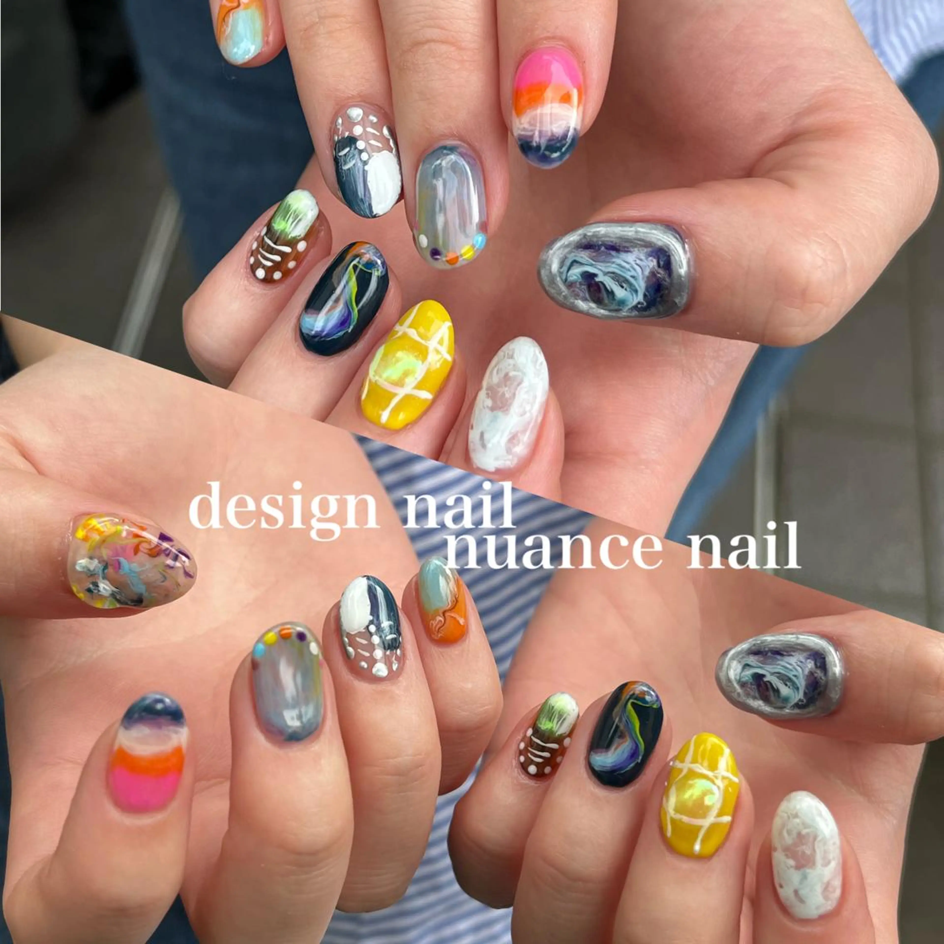 ネイル ハンドネイル ZEST kalon RINAのマツエク・マツパデザイン