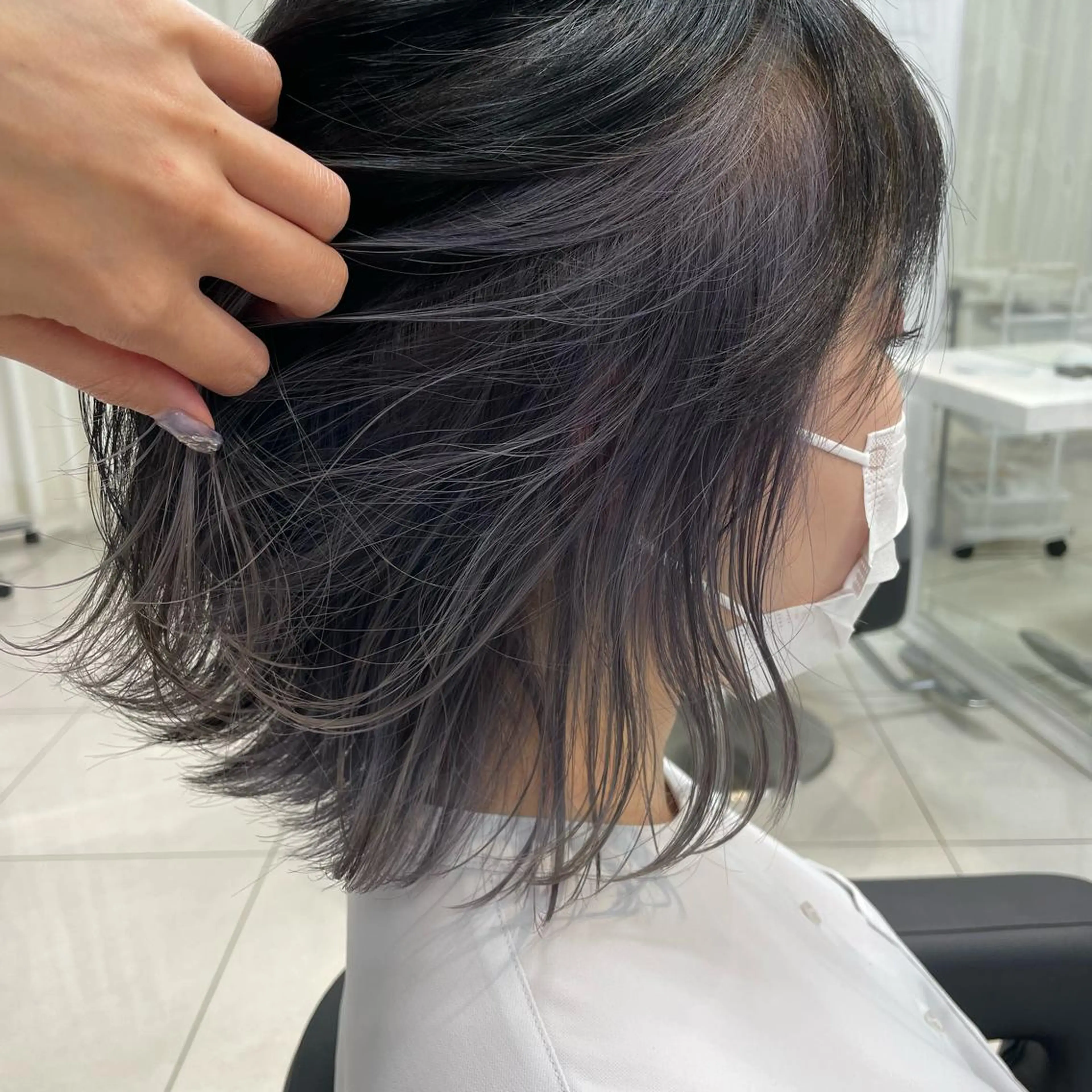 ミディアム カラー ブリーチ ケアブリーチ ヘアカラー トリートメント 【髪質改善】 kasumi🌷🌷のヘアスタイル