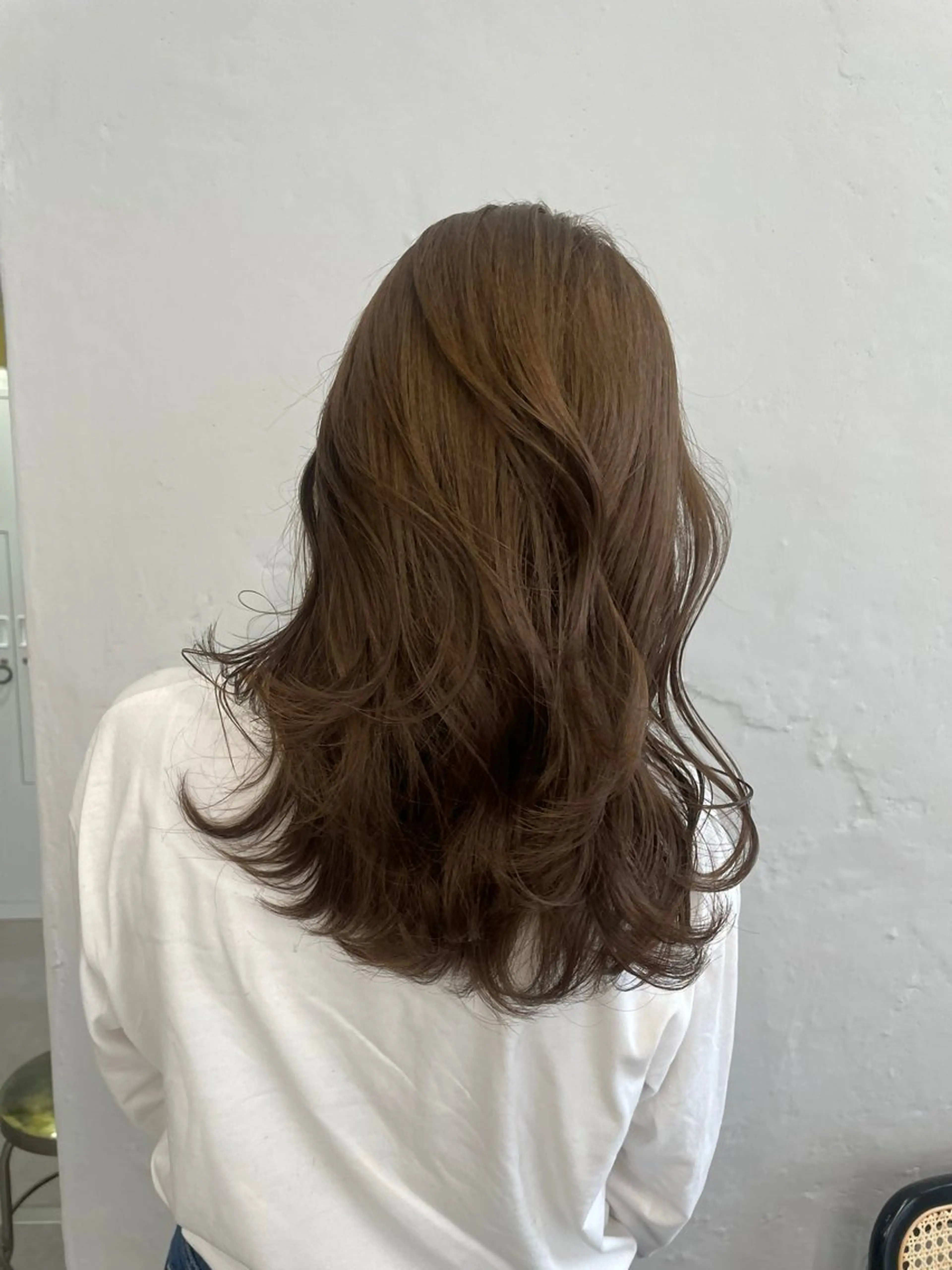 カラー ブラウンカラー NAO/ 髪質改善/艶カラーのヘアスタイル